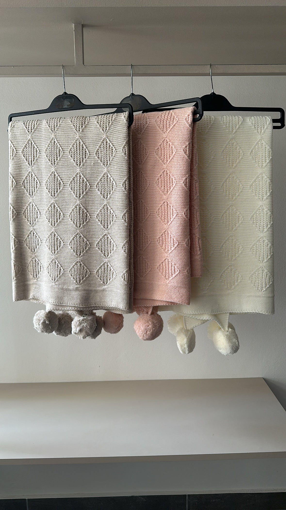 Scialle CON PON PON - ROSA