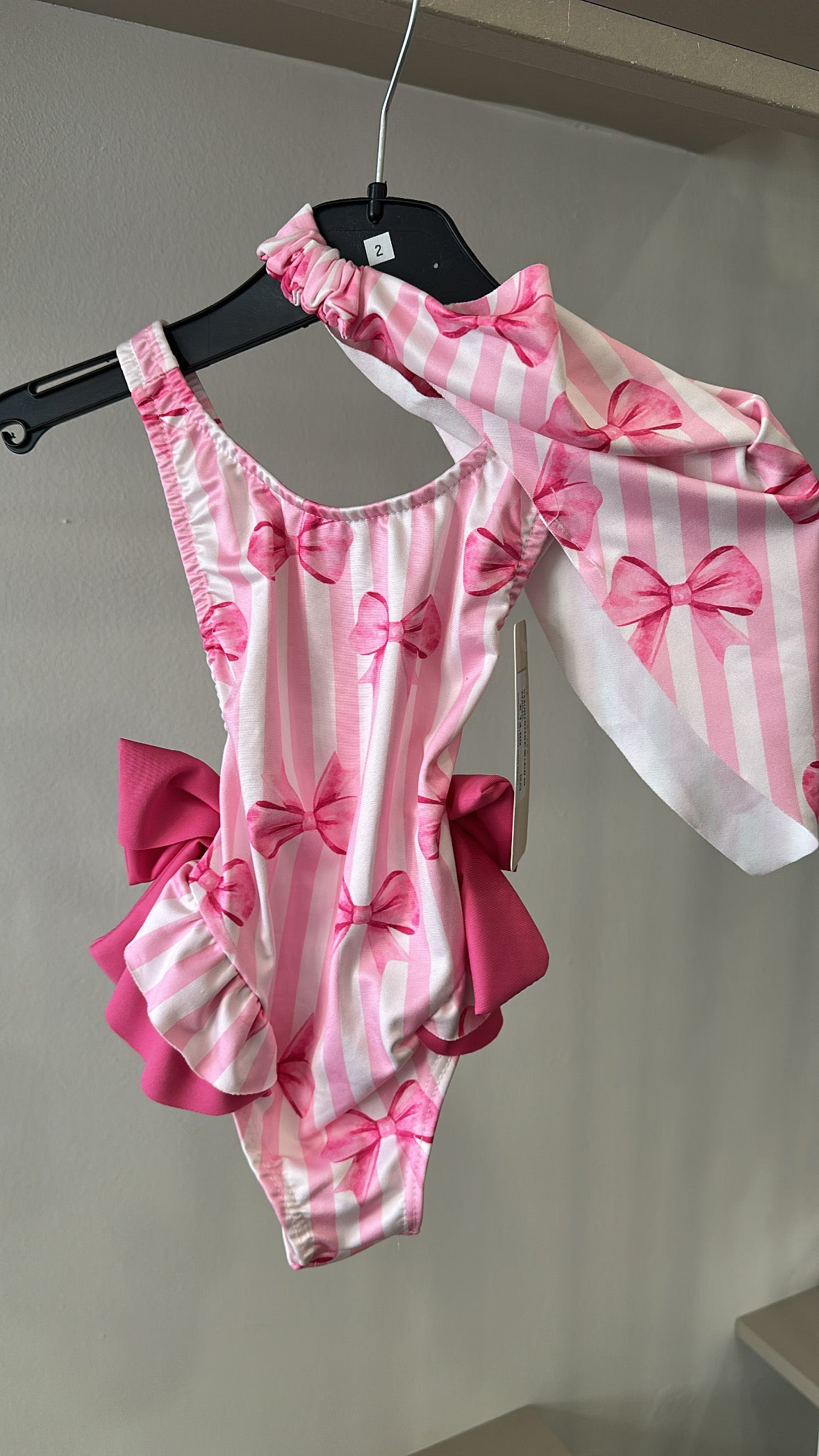 Costume INTERO CON BANDANA 2-12A - FUCSIA