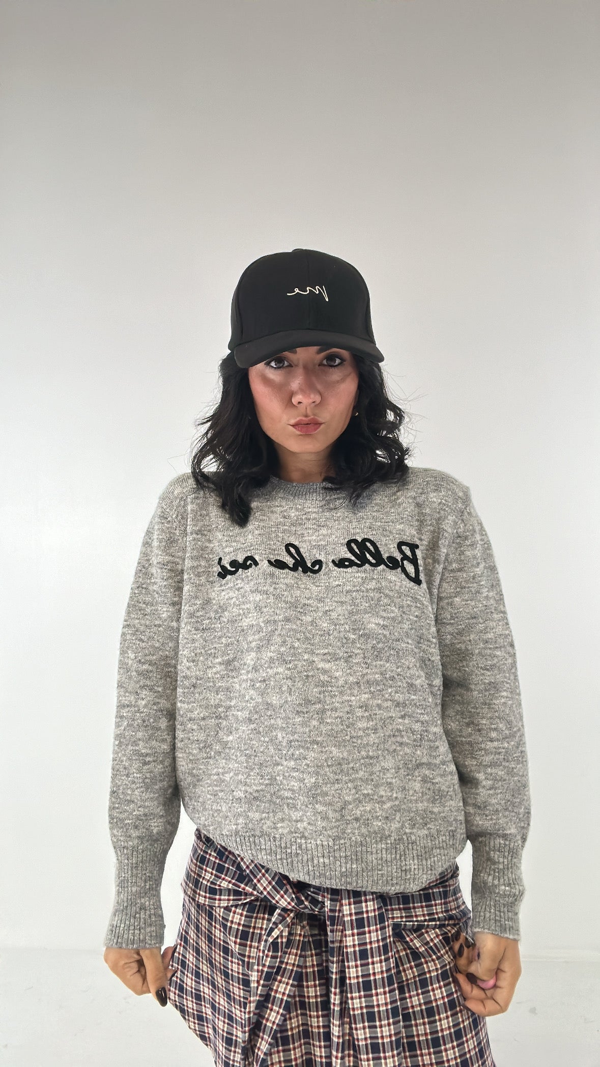 Pull BELLA CHE SEI - GRIGIO