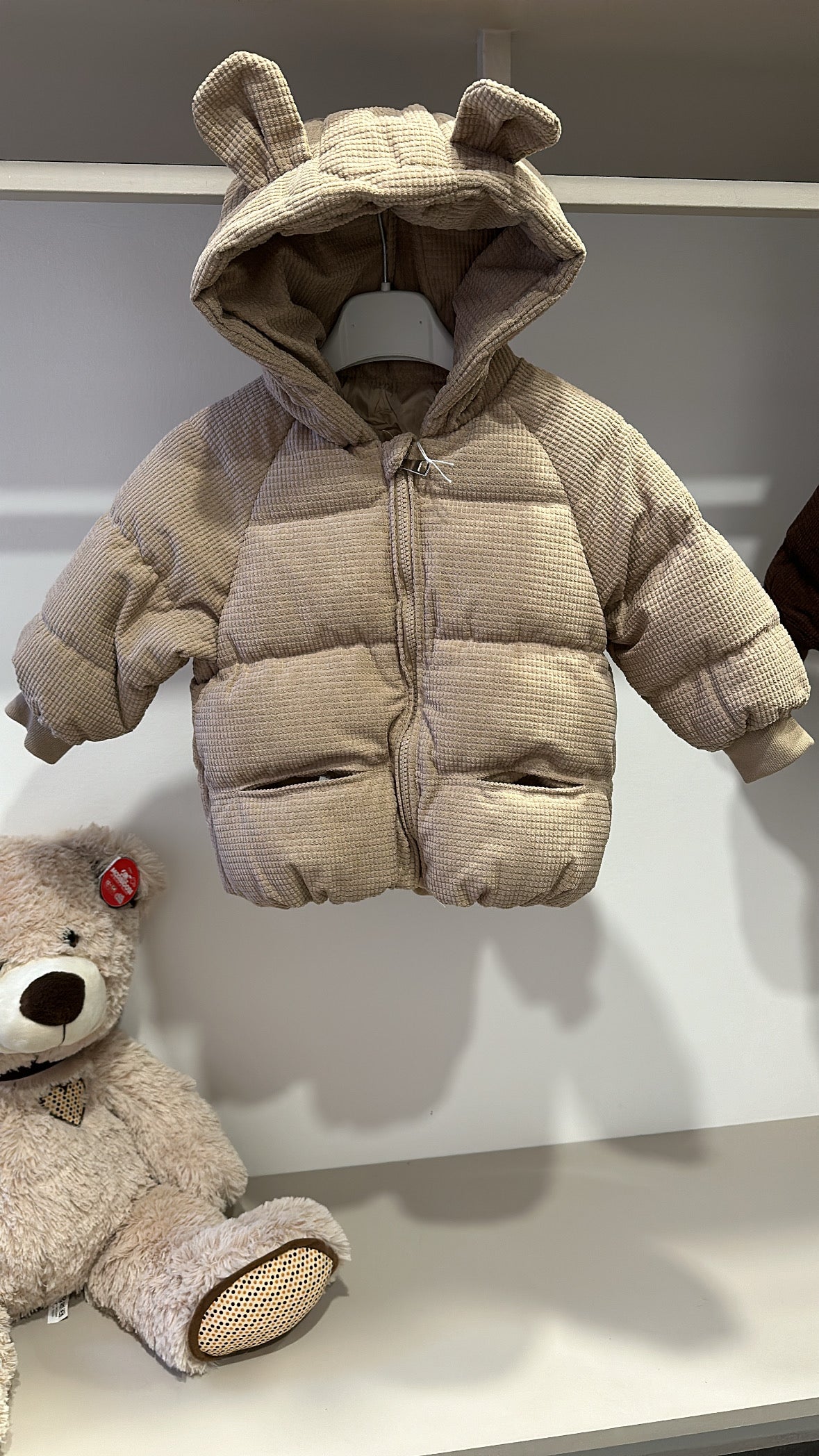 Giubbotto IN VELLUTO - BEIGE