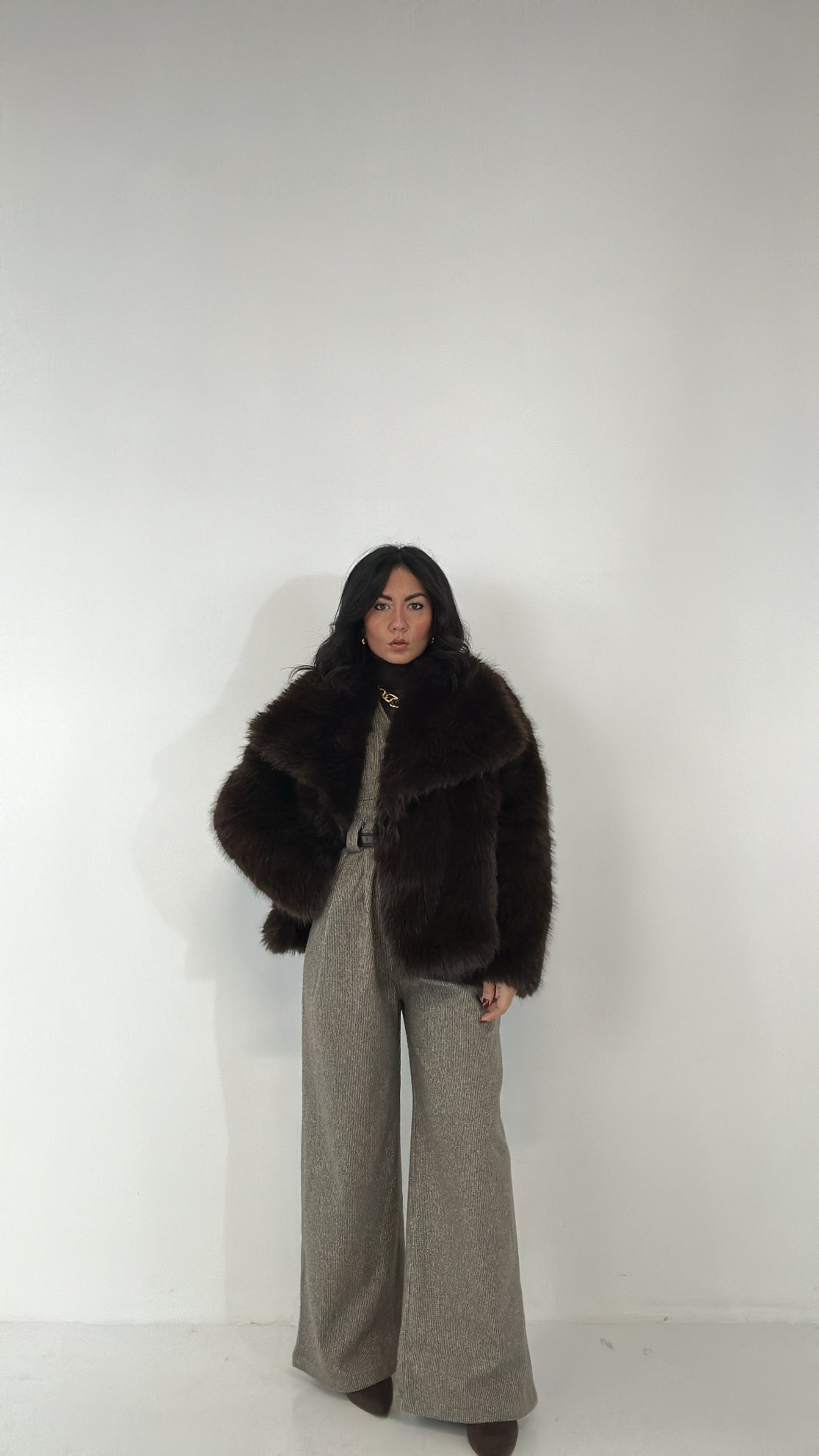 Ecopelliccia TRAND - MARRONE