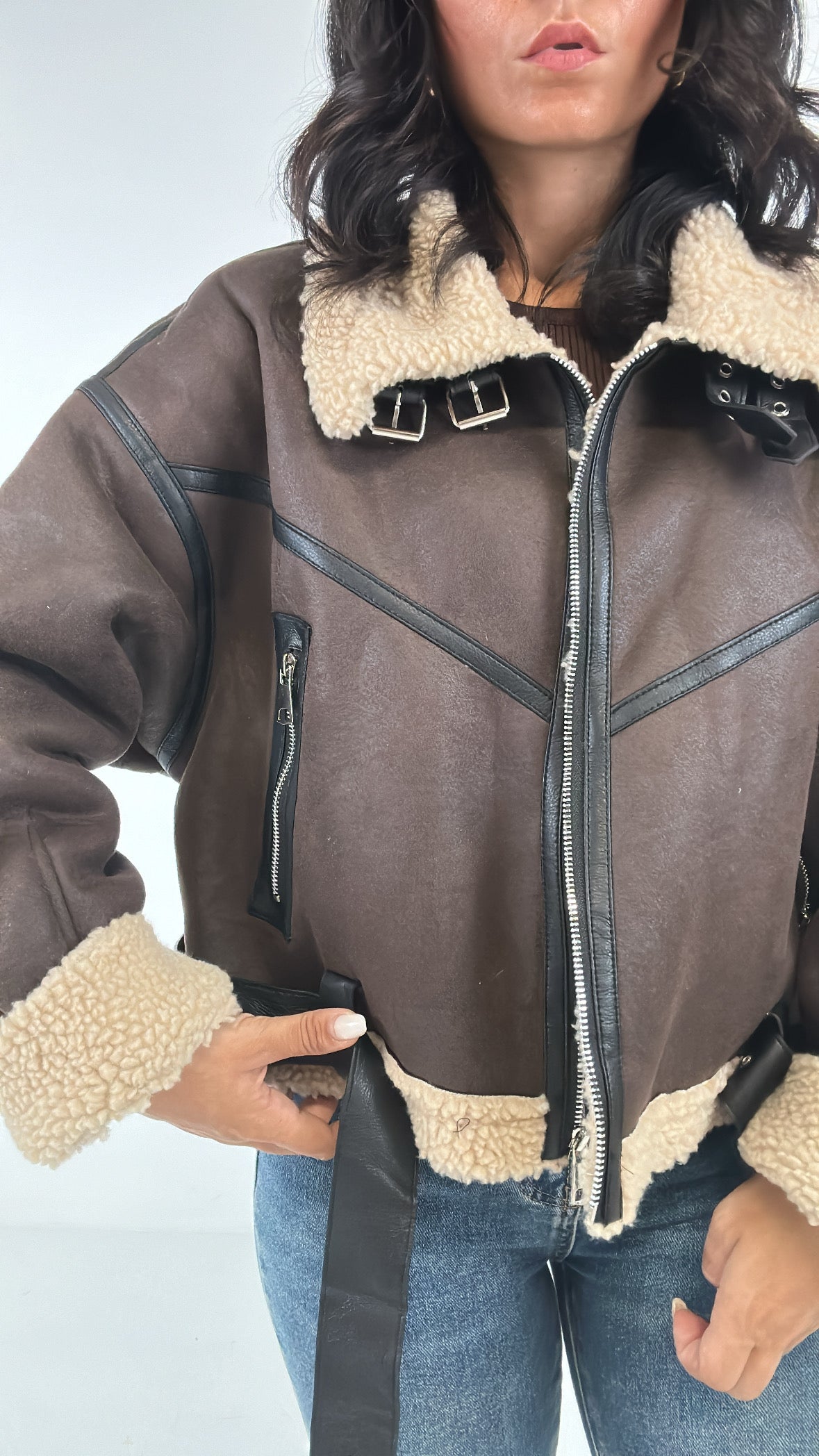 Ecomontone BICOLOR - MARRONE