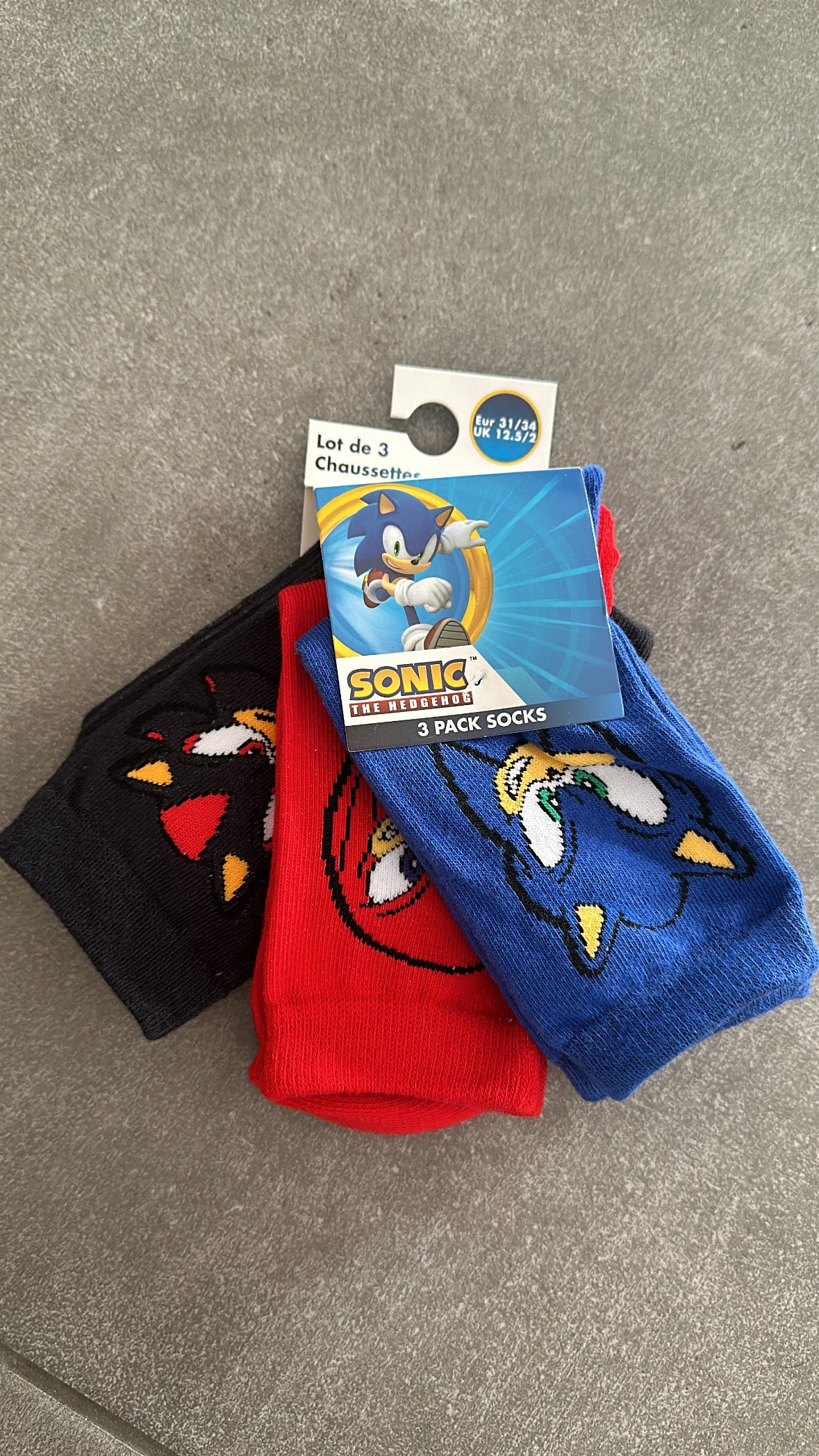 Tris CALZINI SONIC - SCURO
