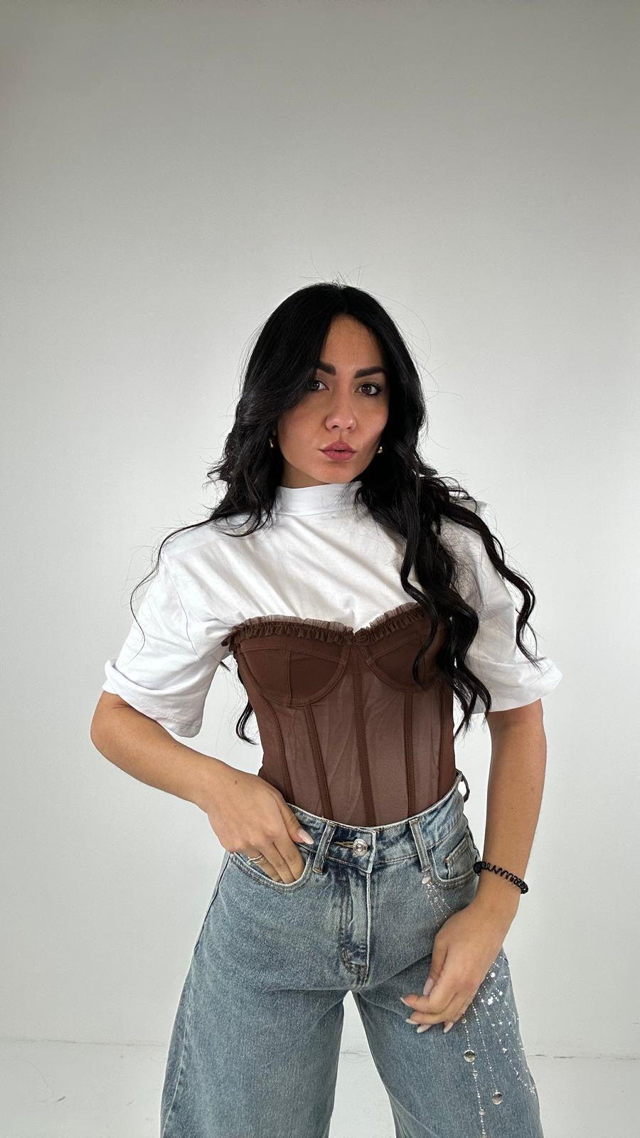 Corsetto ANNA - MARRONE