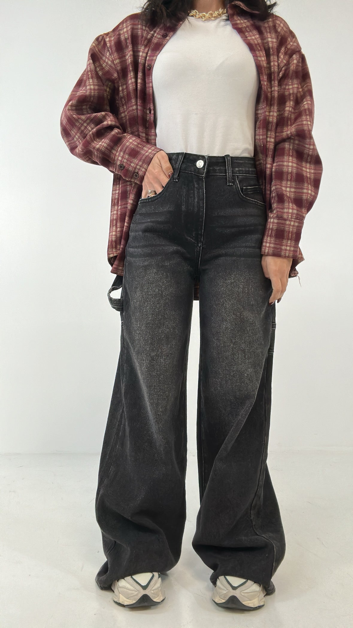 Jeans WIDE LEG CARPENTER - NERO