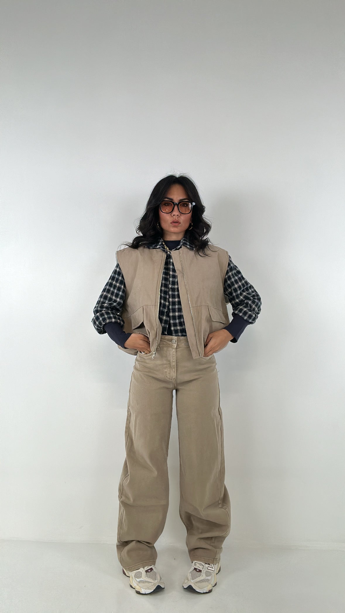 Gilet BOMBER LUMINA - BEIGE