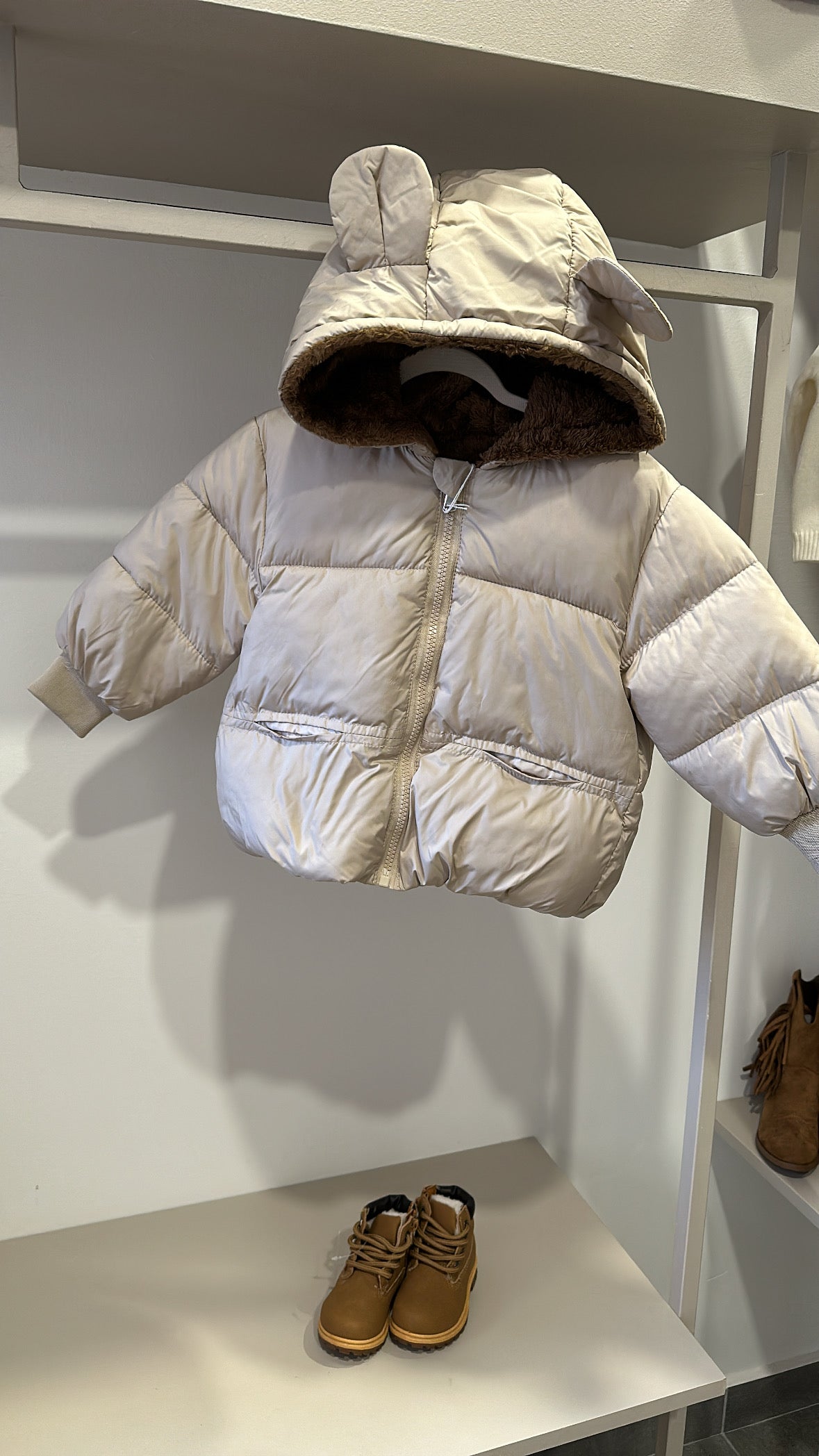 Giubbotto TEDDY INTERNO - BEIGE