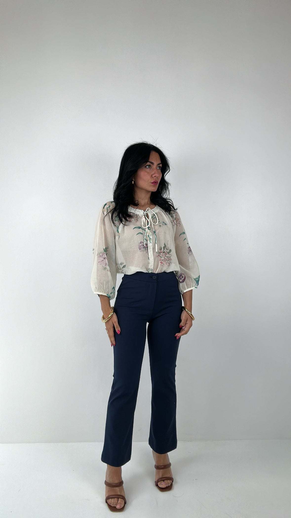 Pantalone ZAMPA SPRING - BLU