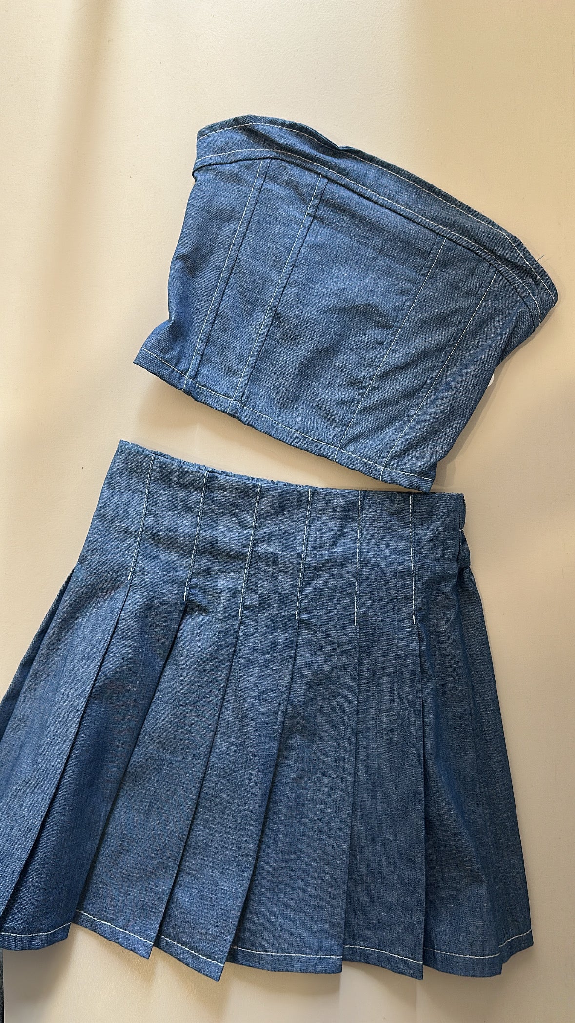 Cordinato TOP+GONNA 4-14A - JEANS
