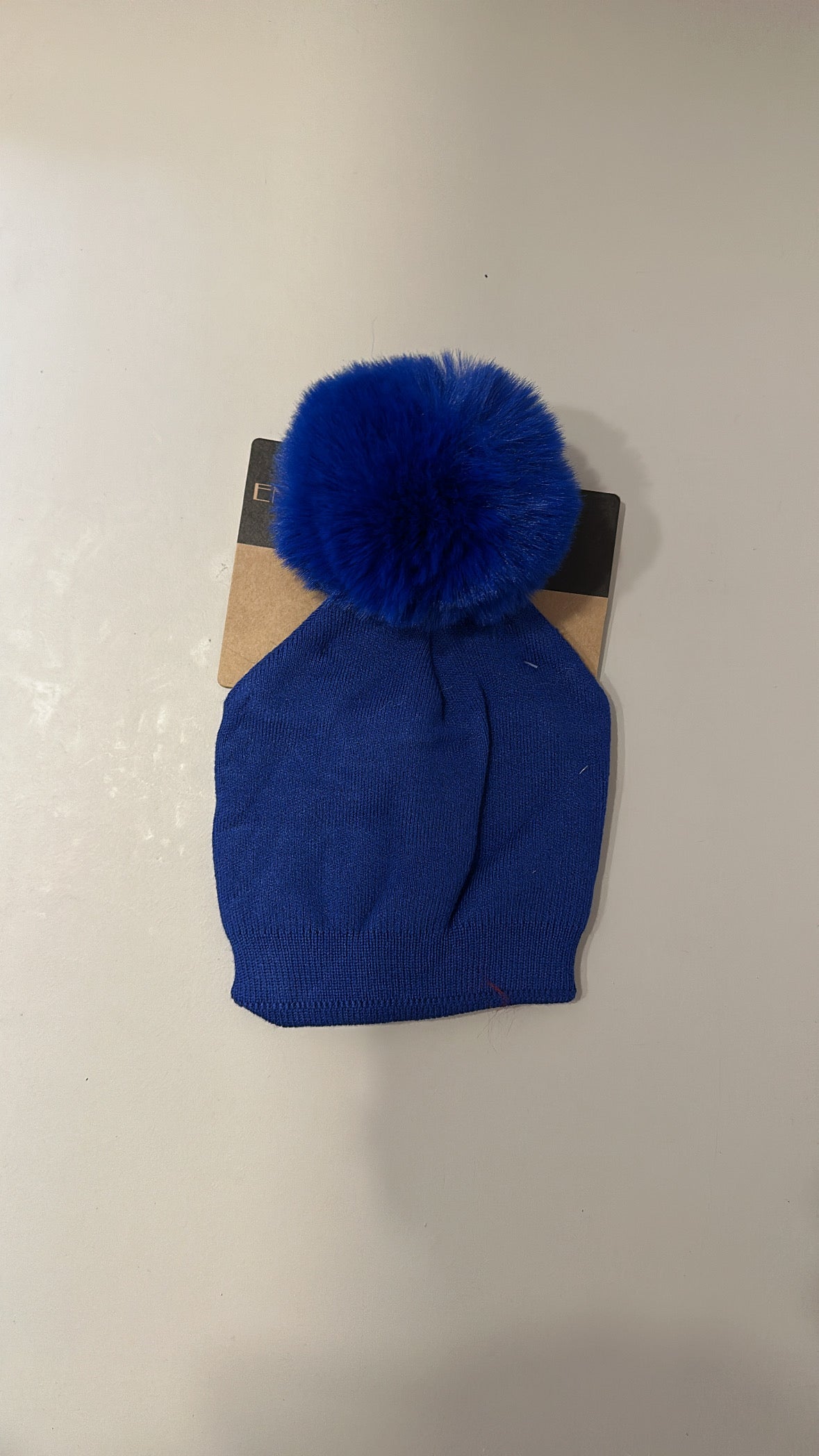 Cappellino LANA RASATO PON - BLU