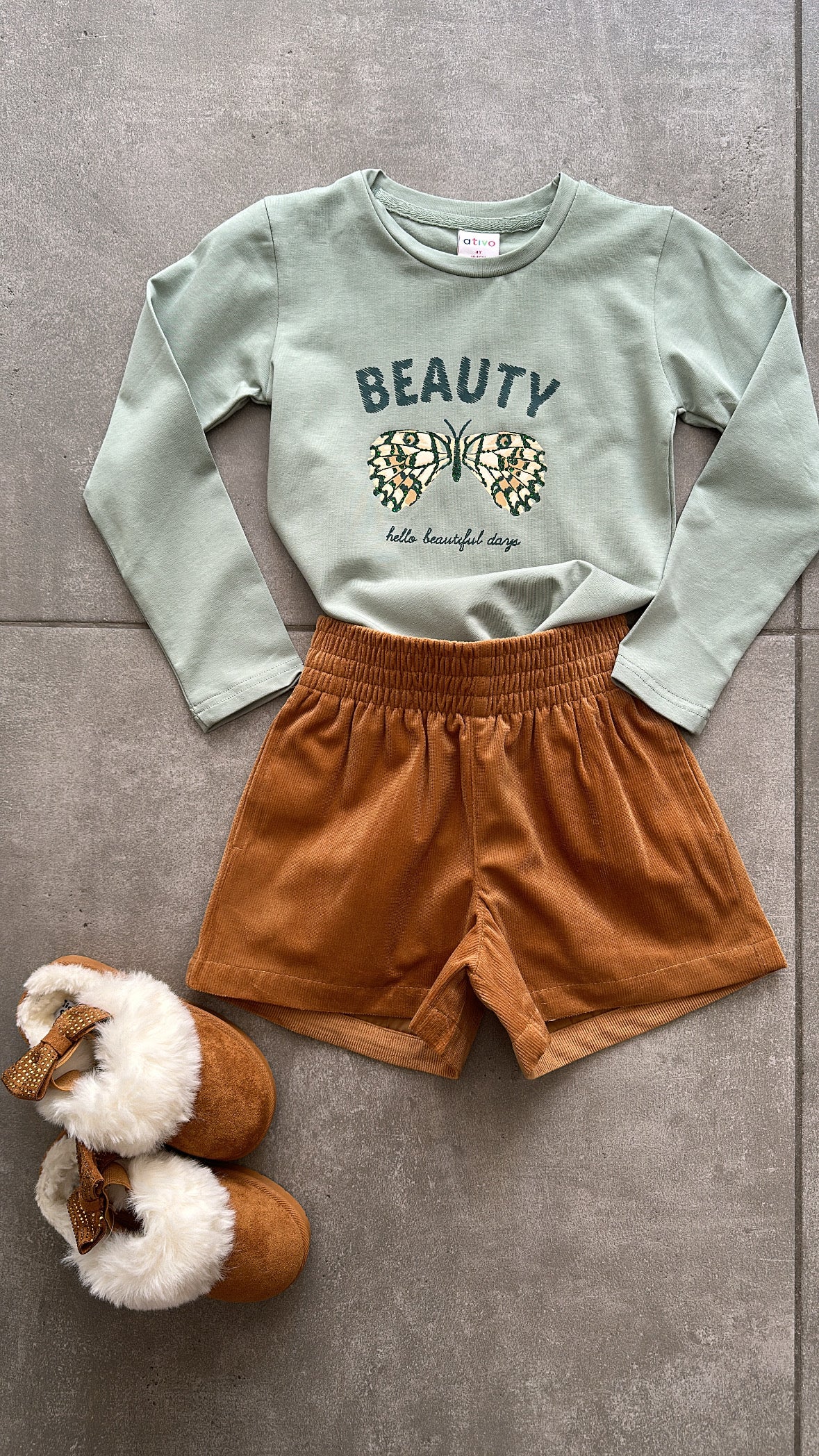 Maglia BEAUTY 4-12A - VERDE