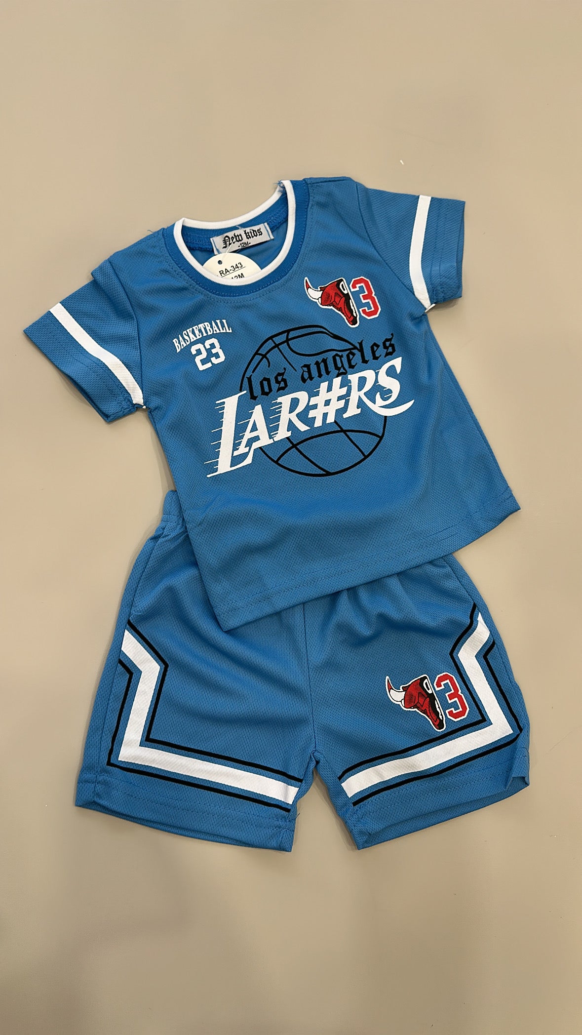 Coordinato BASKEBALL 12-36M - AZZURRO