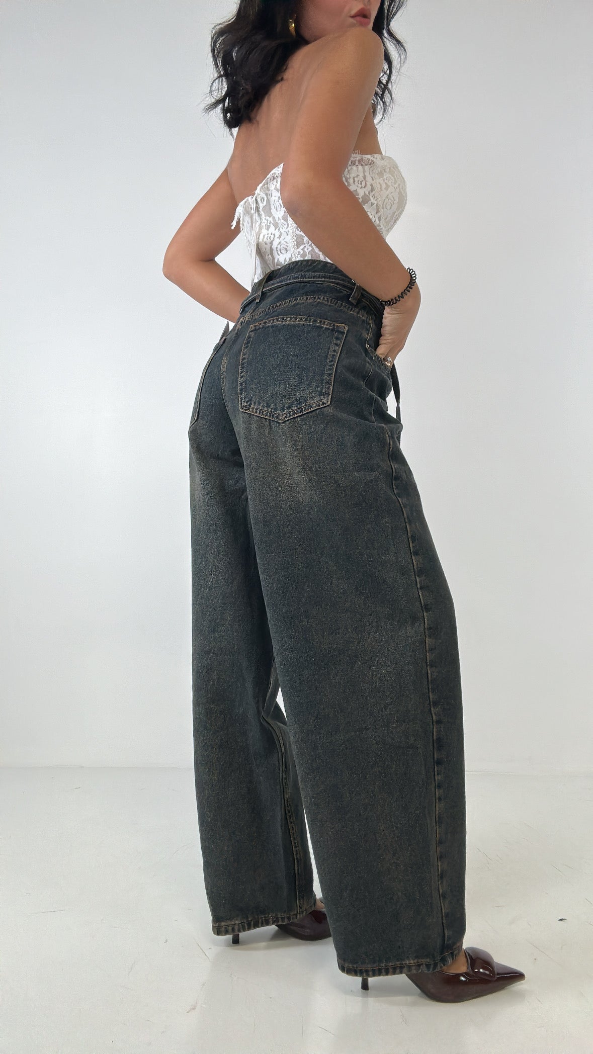 Jeans MOM FIT LACCIO - JEANS