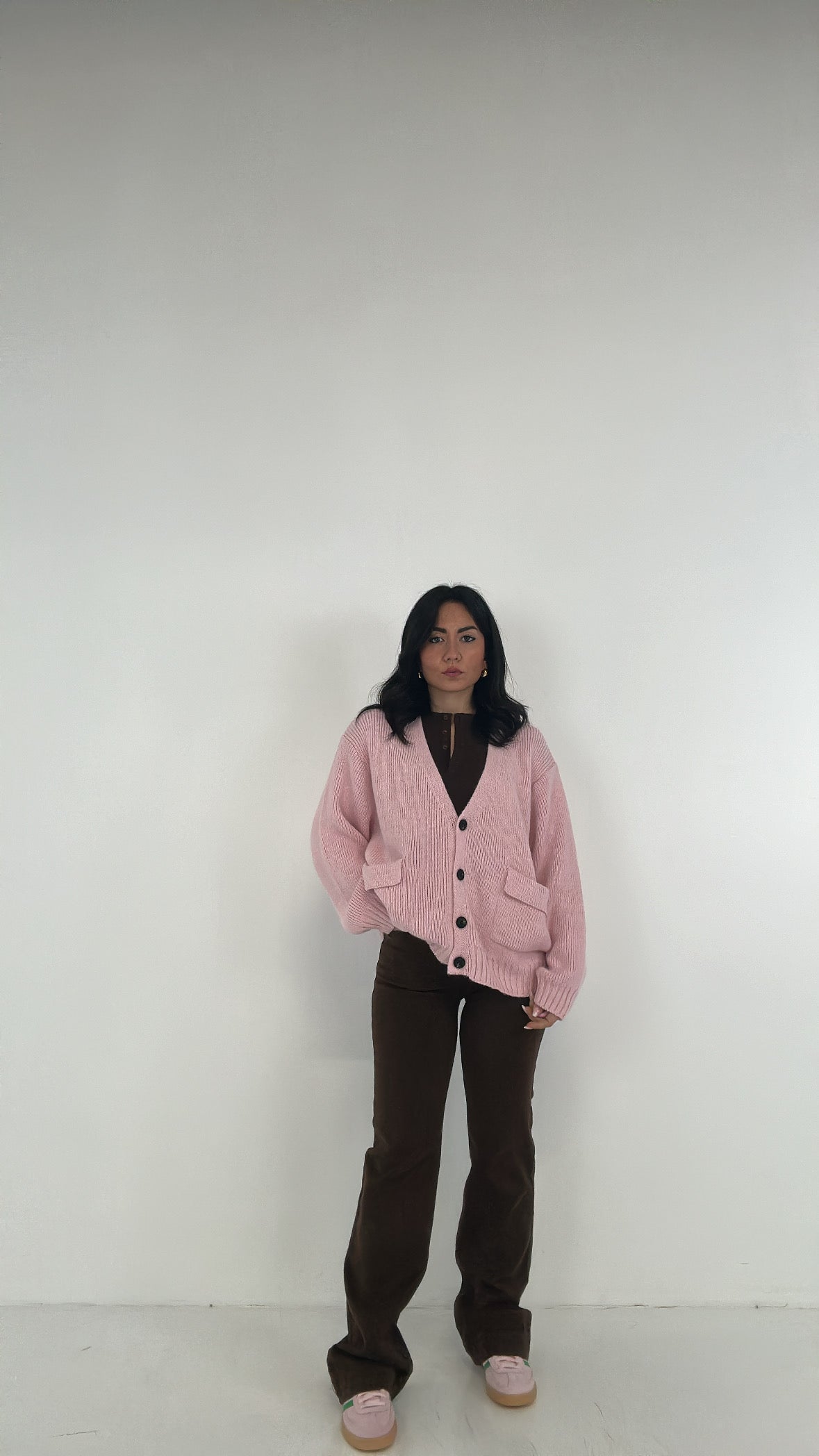 Jeans WIDE BROWNY - MARRONE