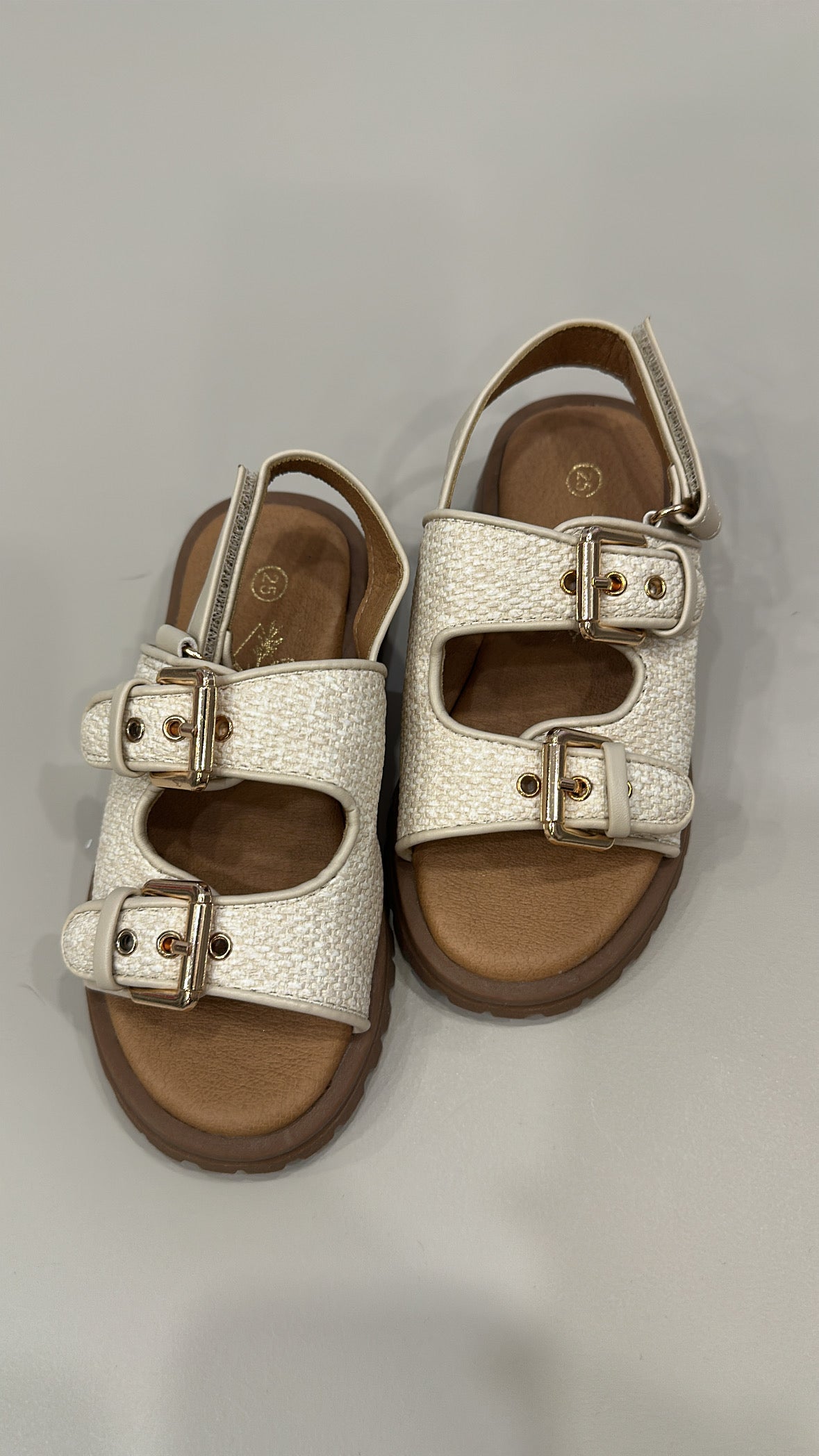 Sandalo CON RIALZO - BEIGE