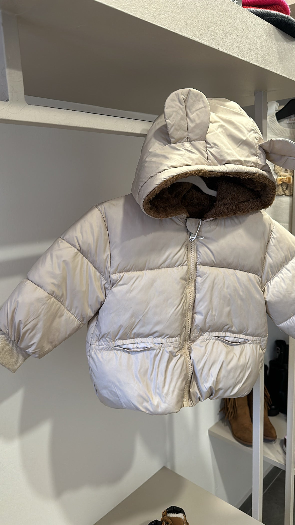 Giubbotto TEDDY INTERNO - BEIGE