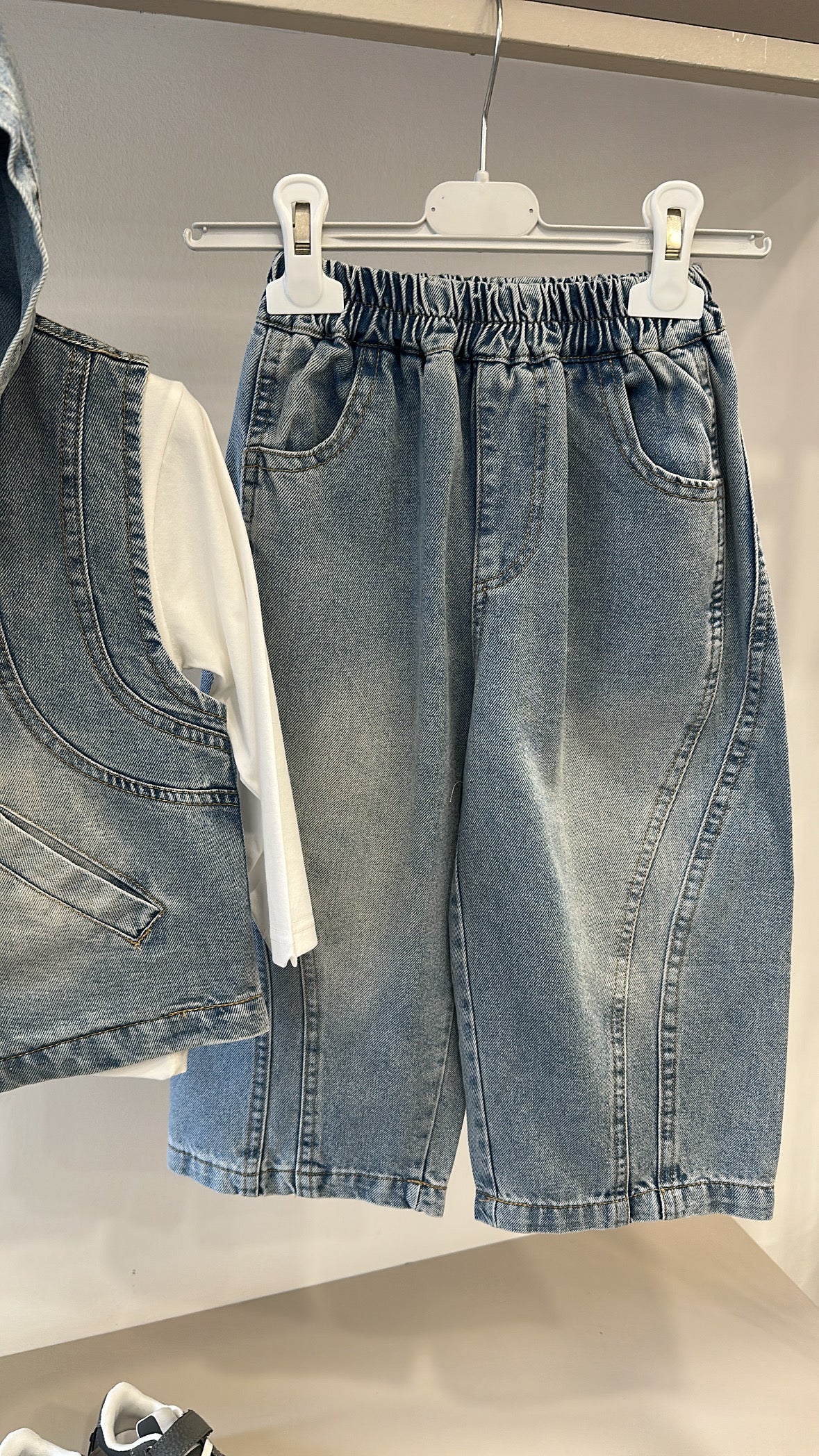 Completo 3 PEZZI STUDIO 4-10A - JEANS