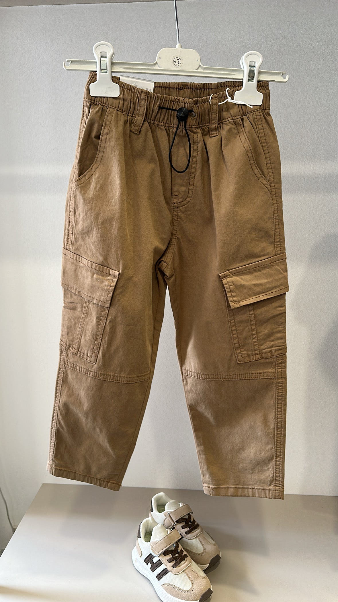 Pantalone CARGO IN COTONE 4-12A - CAMMELLO