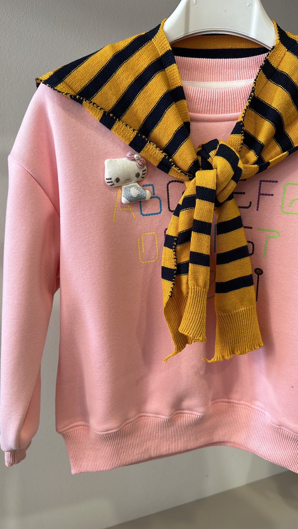 Felpa CON MANTELLA - ROSA