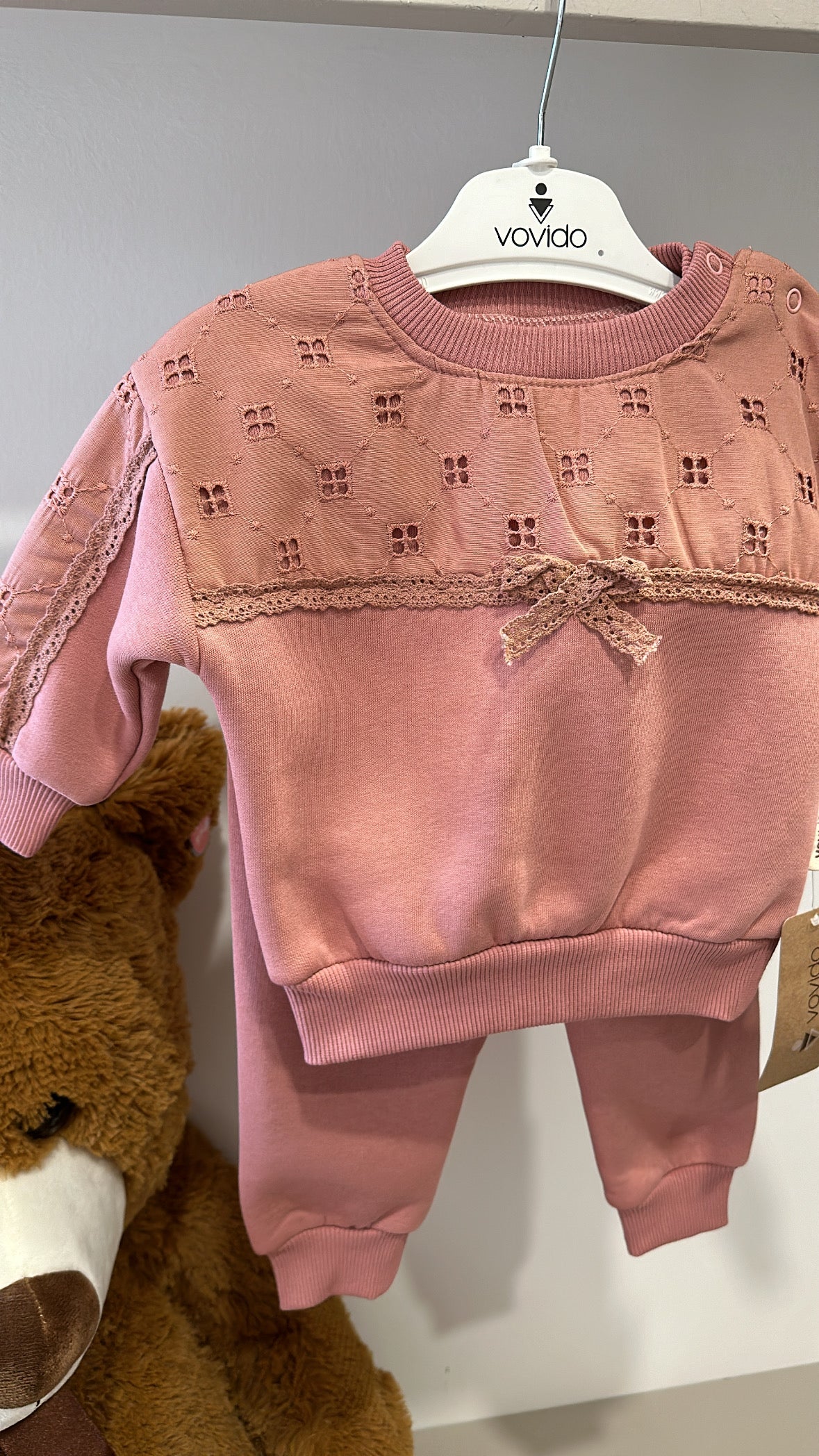 Tuta FIOCCO 9-24M - ROSA