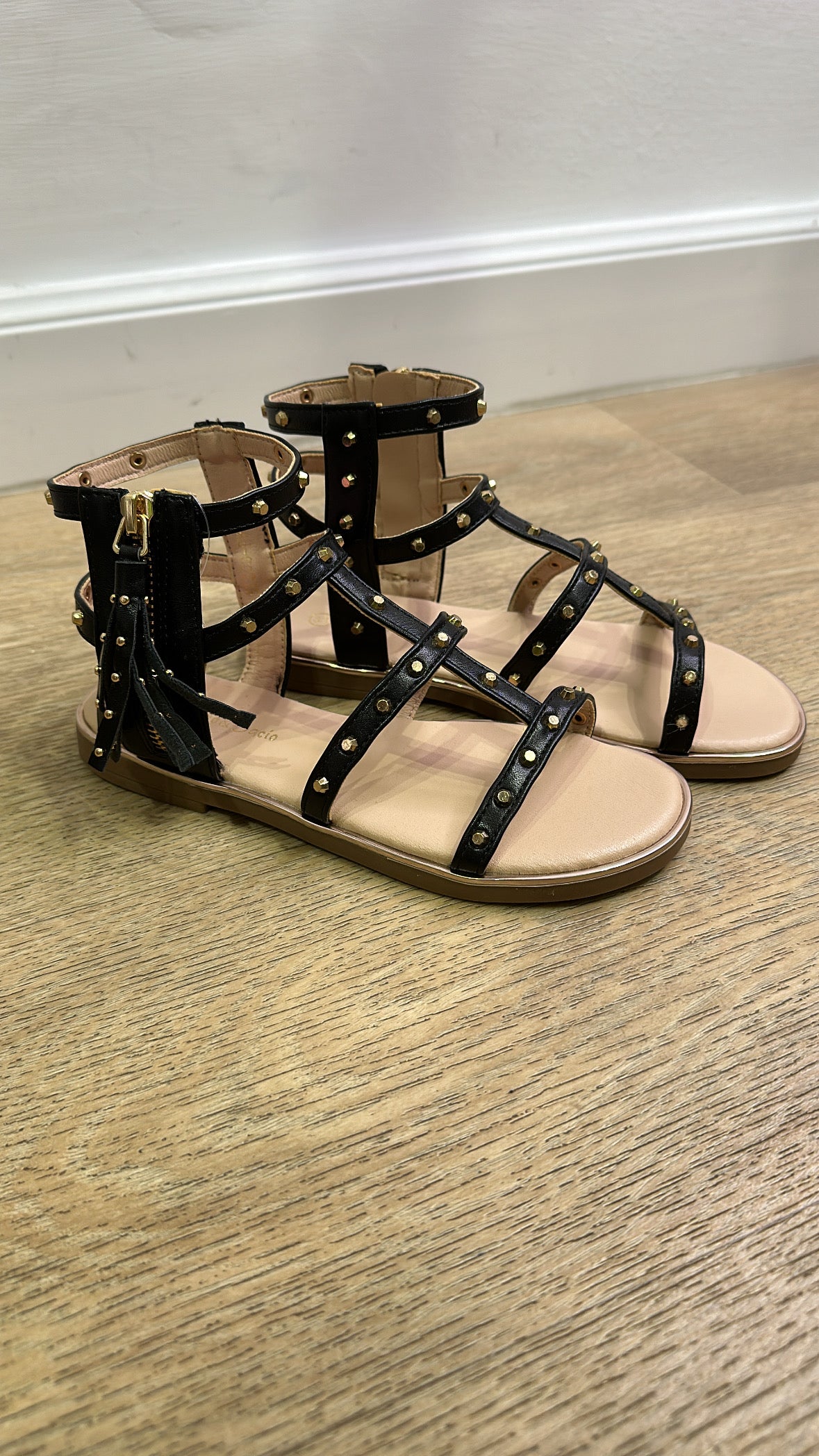 Sandalo BORCHIATO KIDS - NERO