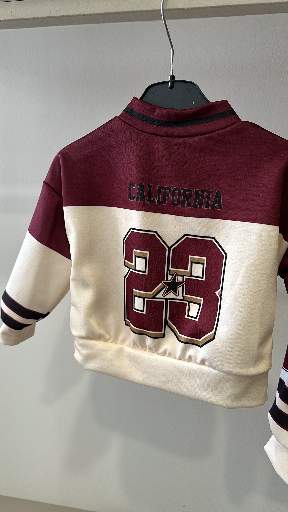 Felpa CALIFORNIA 9-36M - BORDEAUX