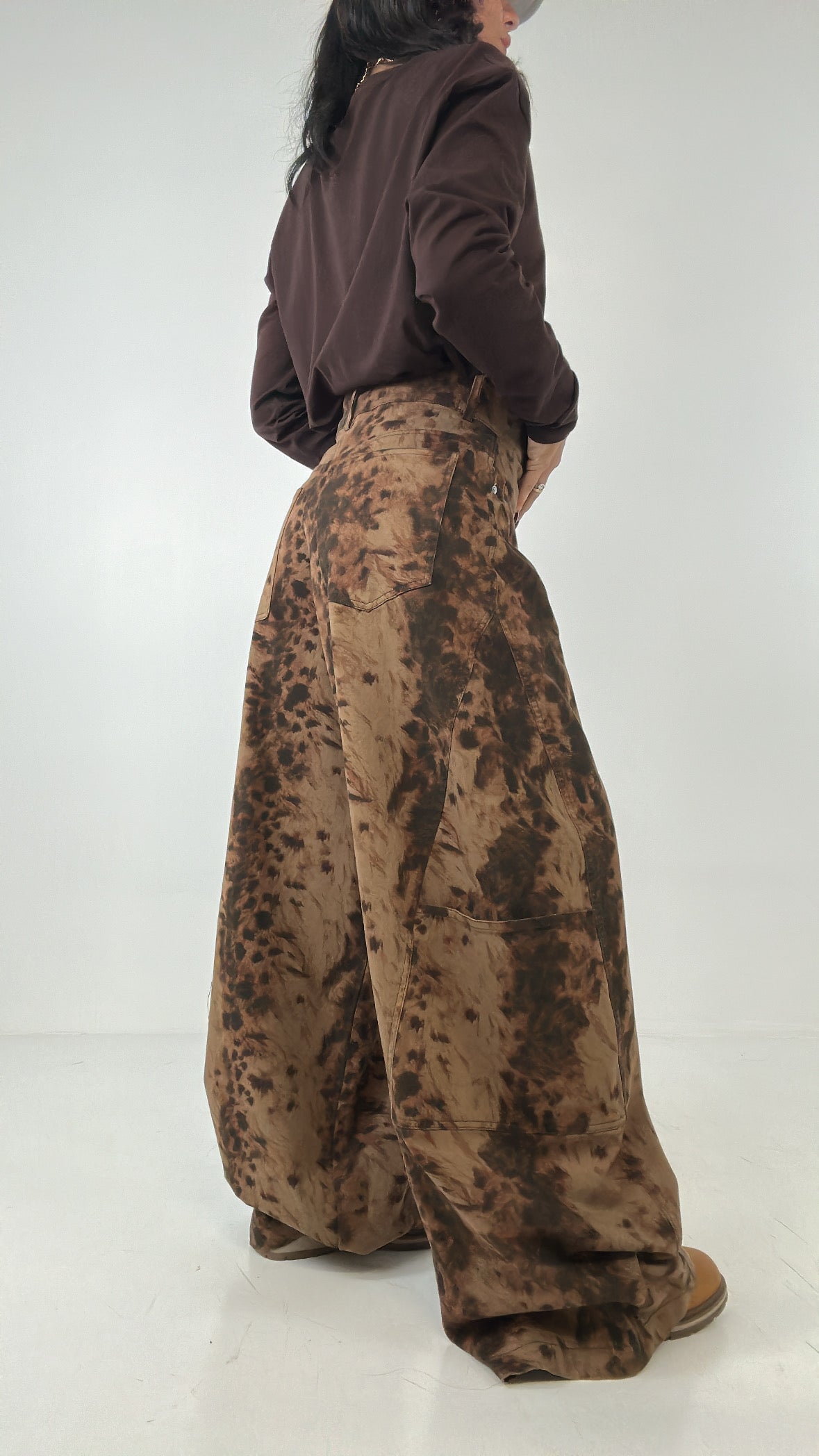 Jeans LUMINA BALLON TIGER - MARRONE