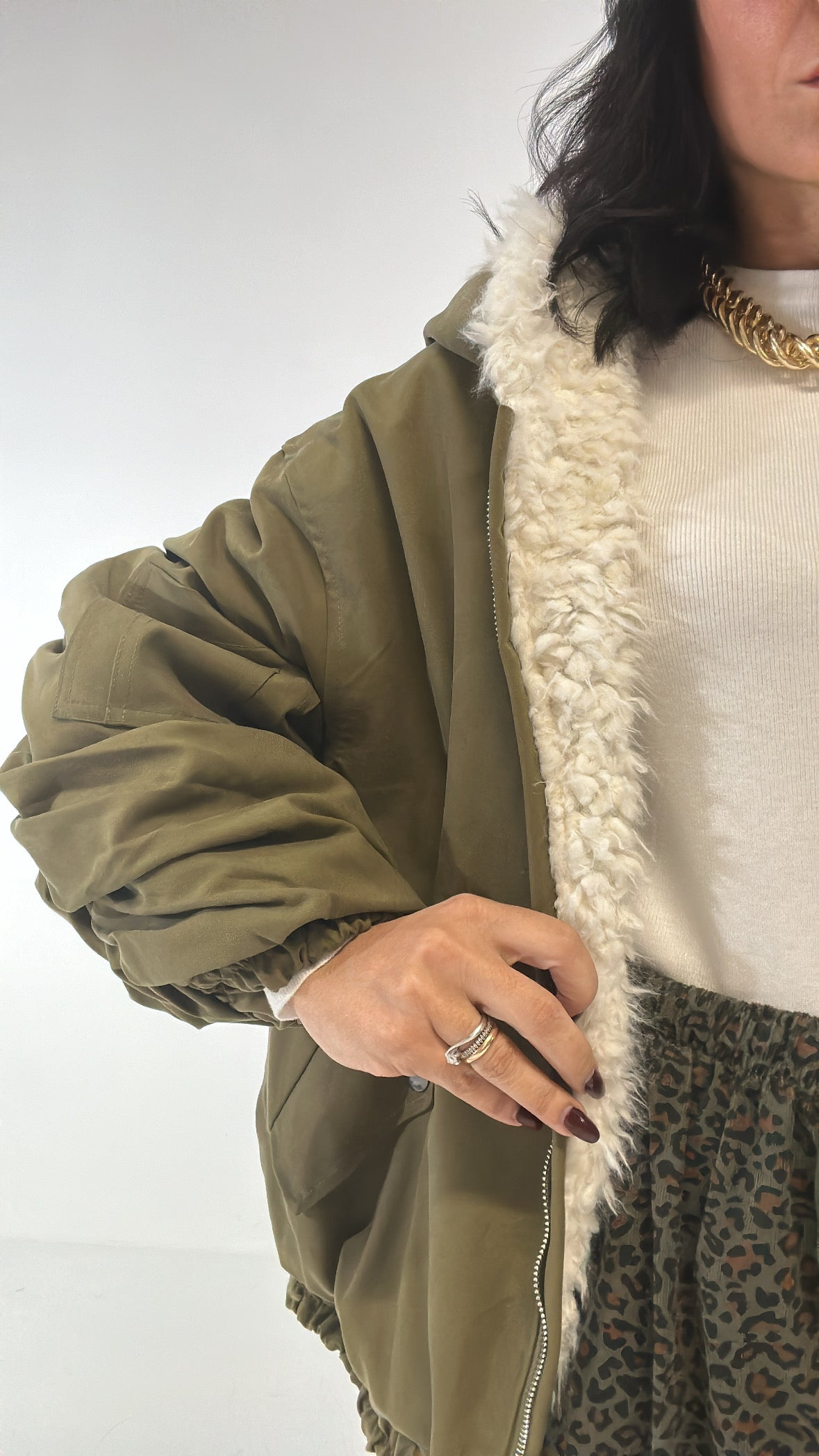 Parka LUMINA - VERDE MILITARE