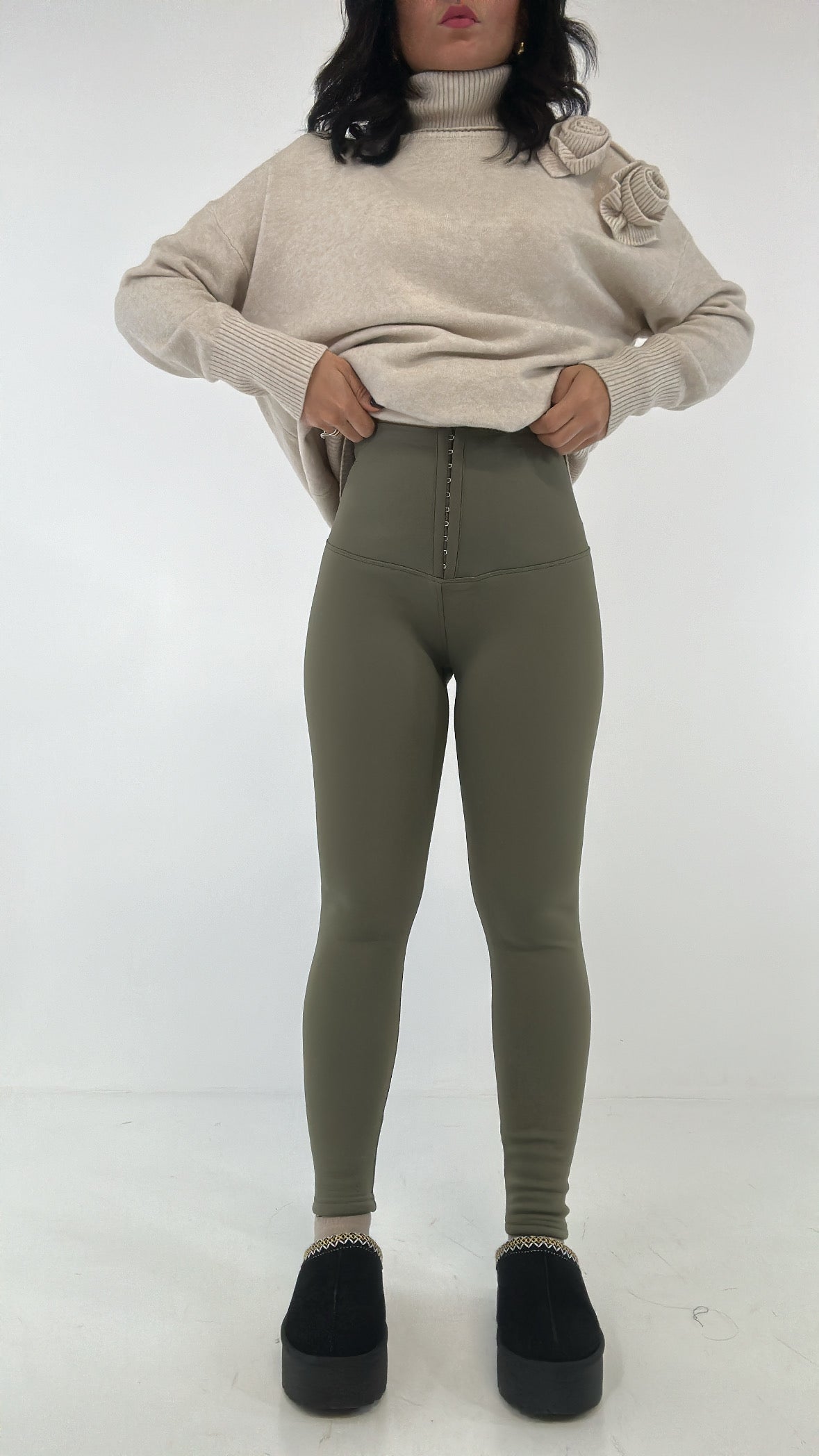 Leggins GANCETTI - VERDE MILITARE