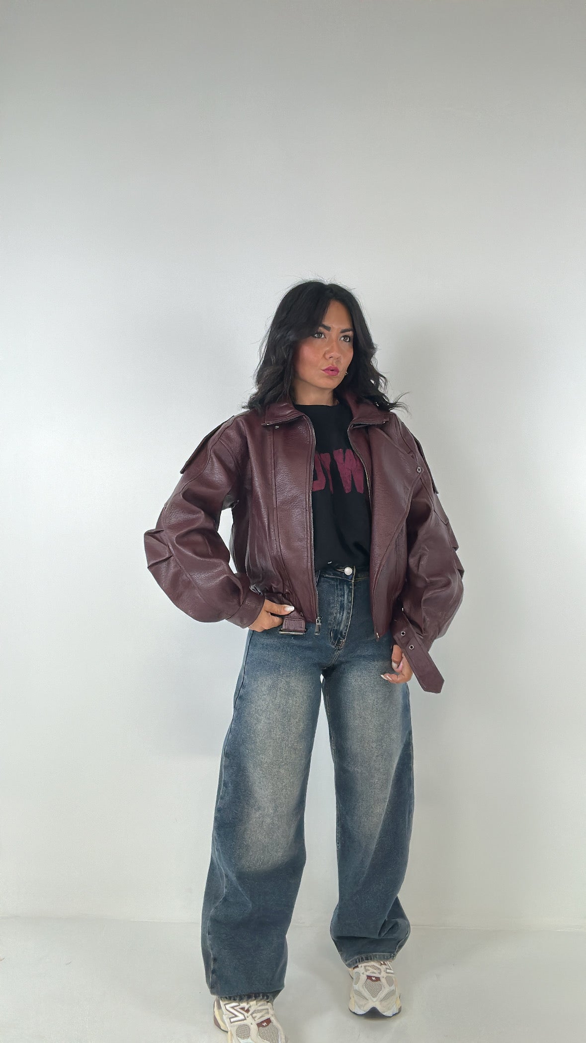 Bomber ECOPELLE COP - BORDEAUX