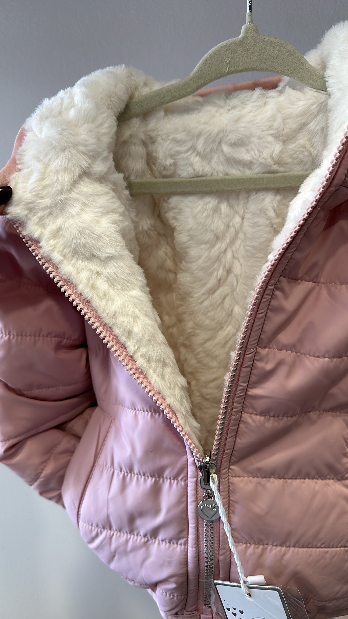 Giubbino REVER PELLICCIA 1-5A - ROSA