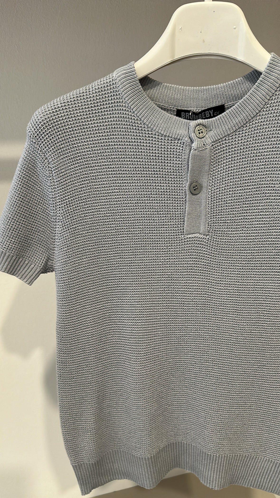 T-shirt TRAFORO 4-14A - CELESTE POLVERE