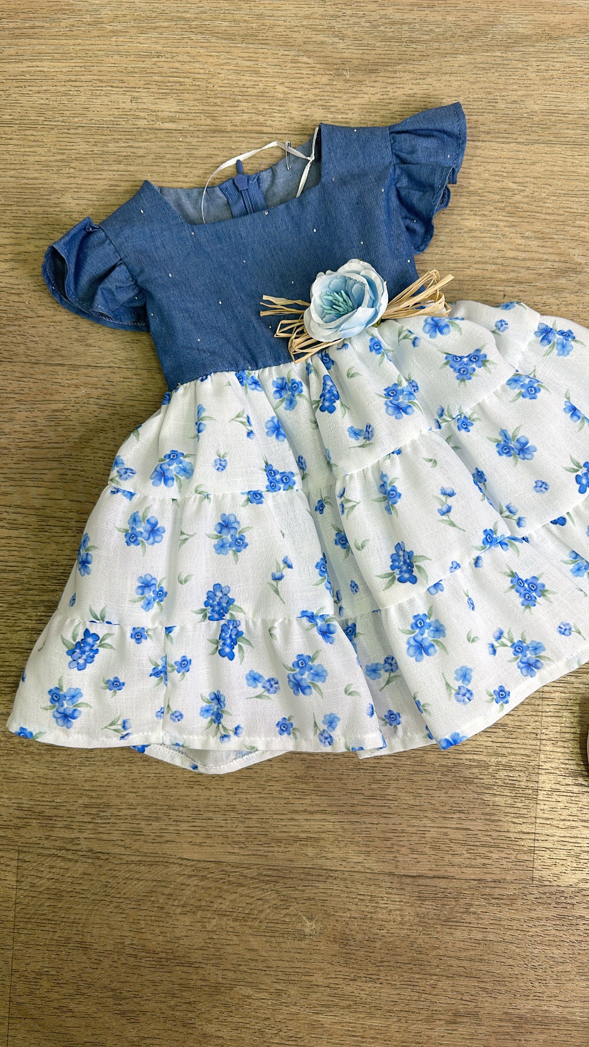 Vestito ROSE 12-30M - BIANCO