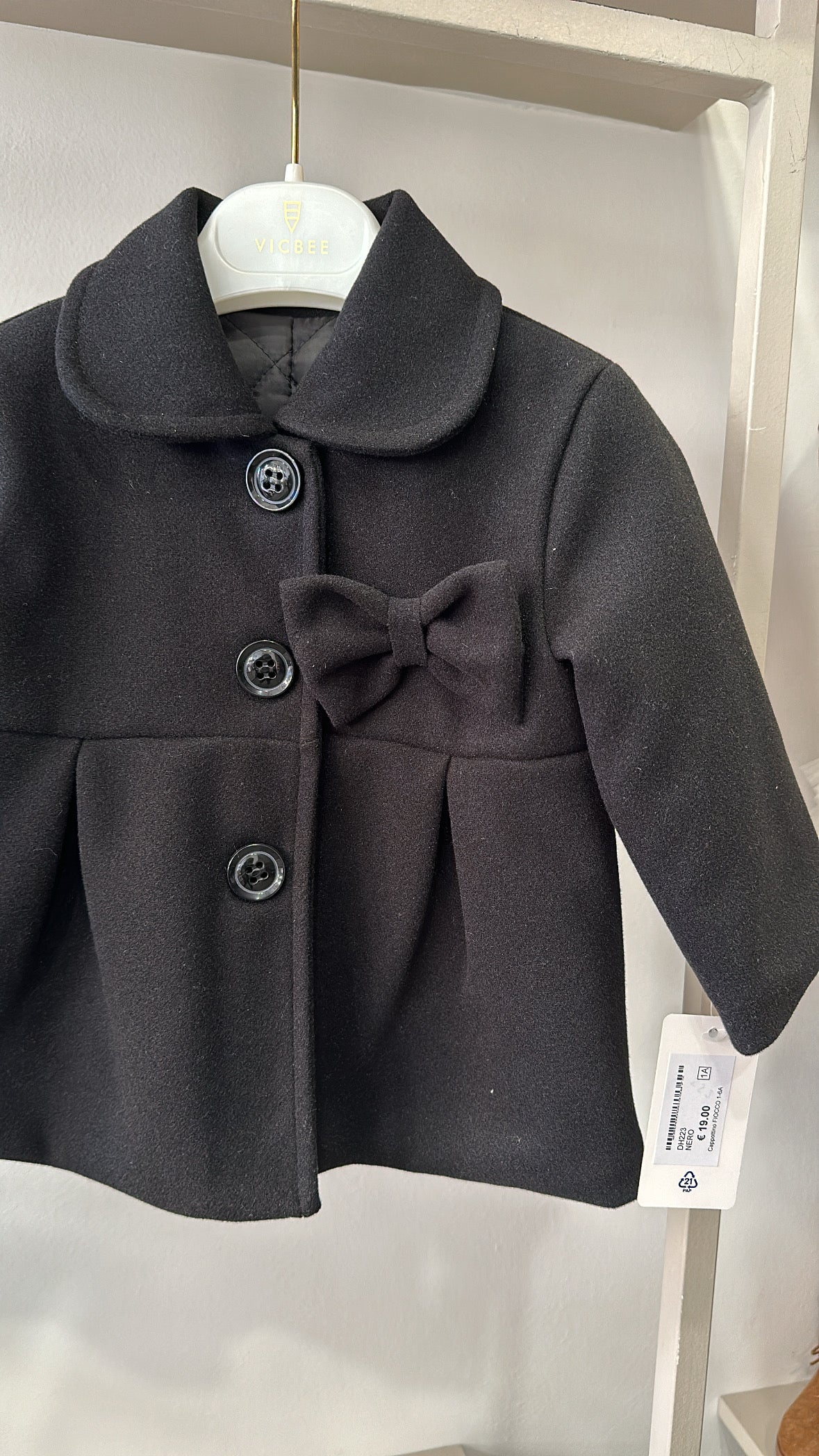 Cappottino FIOCCO 1-6A - NERO