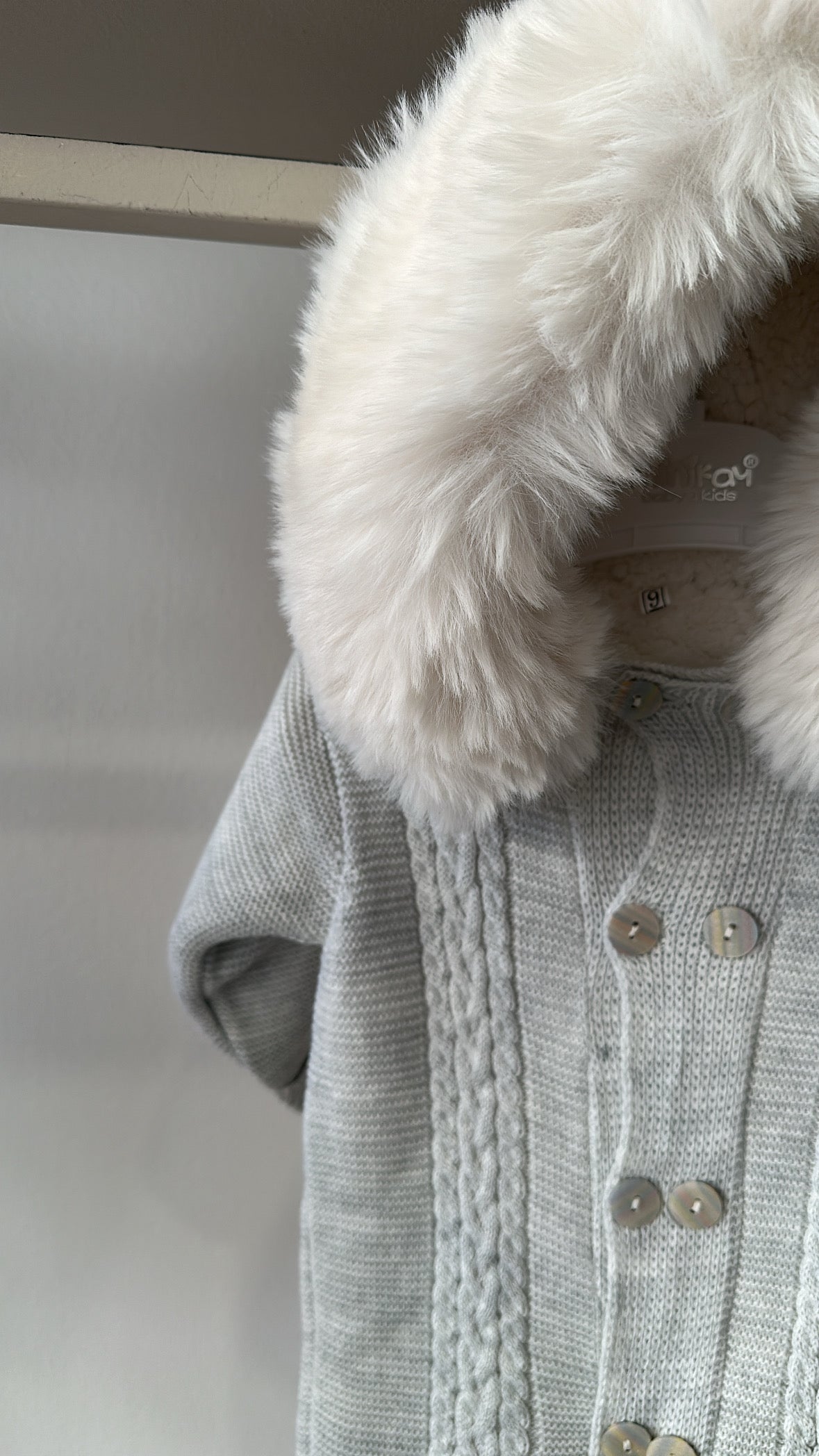 Tutina CON PELLICCIA 6-12M - GRIGIO