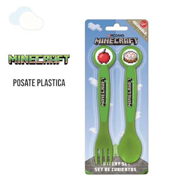 Set POSATE IN PLASTICA DISNEY - VERDE