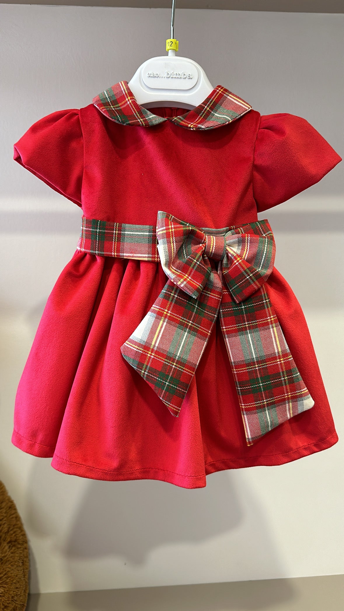 Vestitino FIOCCO 12-30M - ROSSO