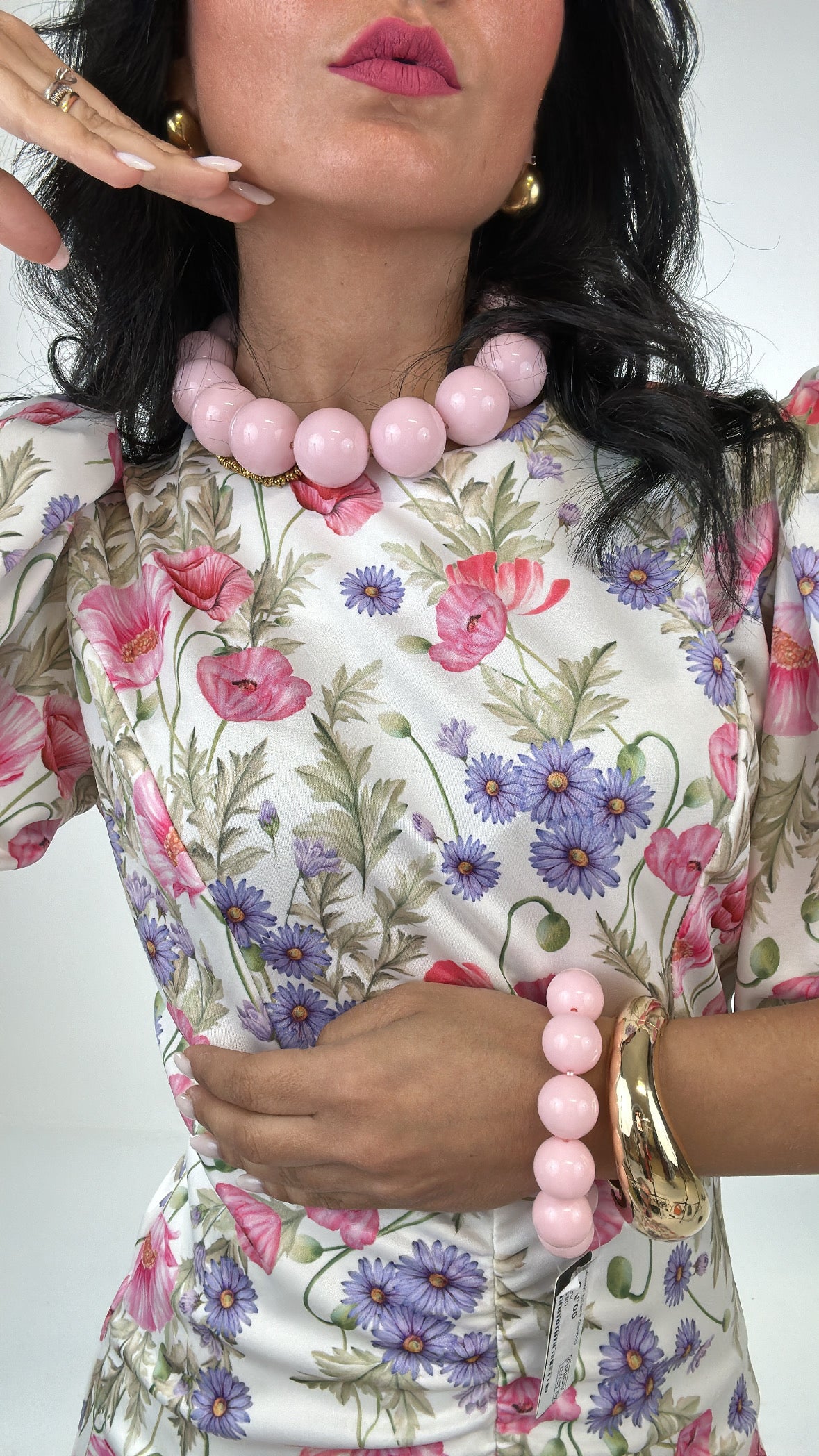 Collana PERLA BIG - ROSA
