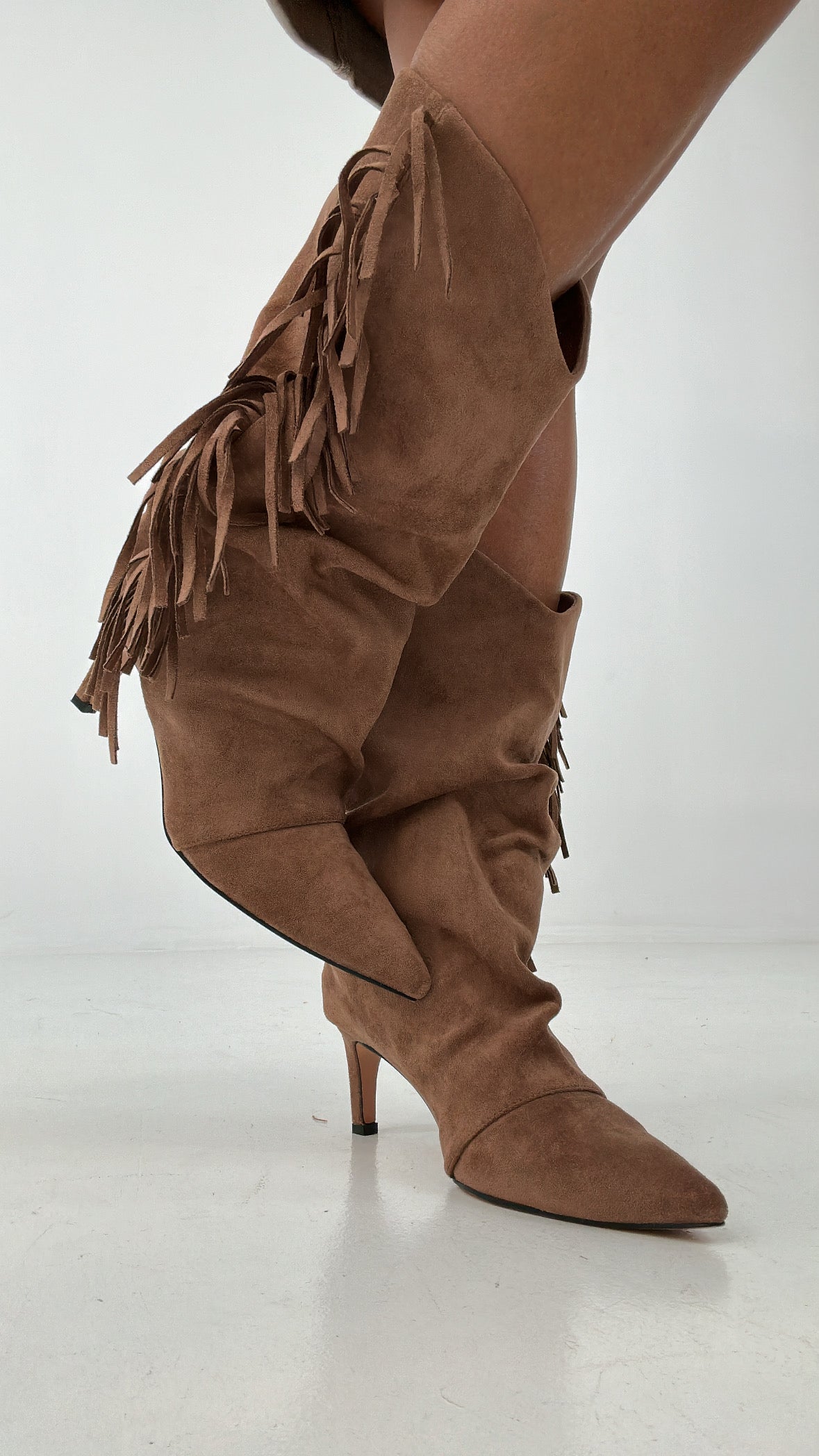 Stivale FRANGES - KHAKI