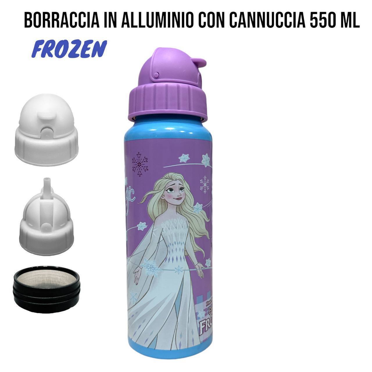 Borraccia CON CANNUCCIA 550 ml - VIOLA