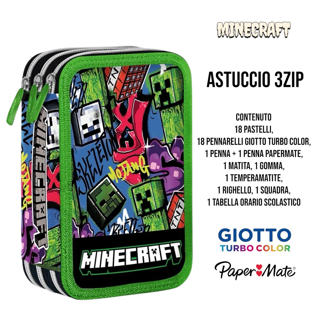 Astuccio 3ZIP - VERDE