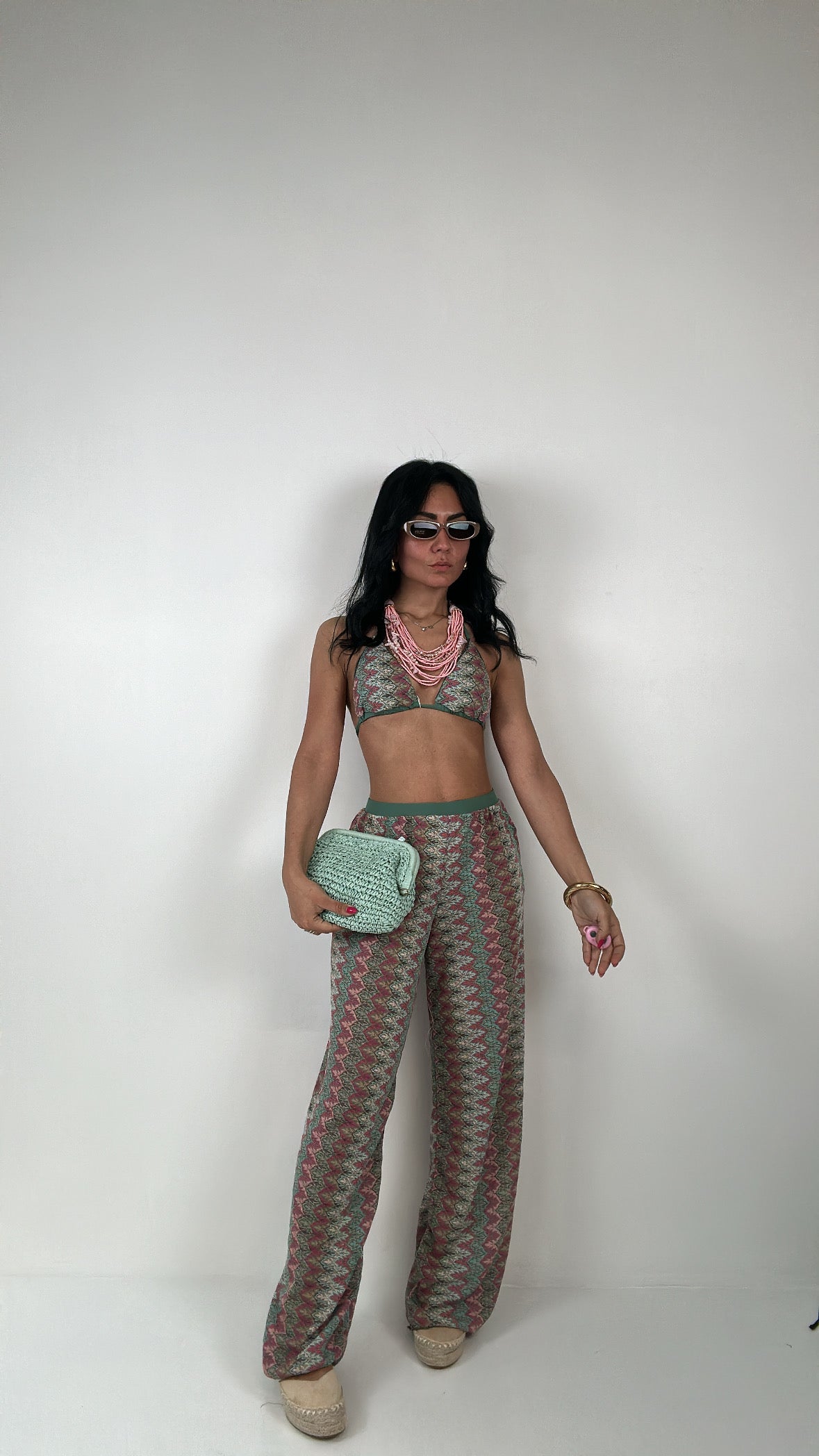 Bikini MISSON + PANTALONE - VERDE