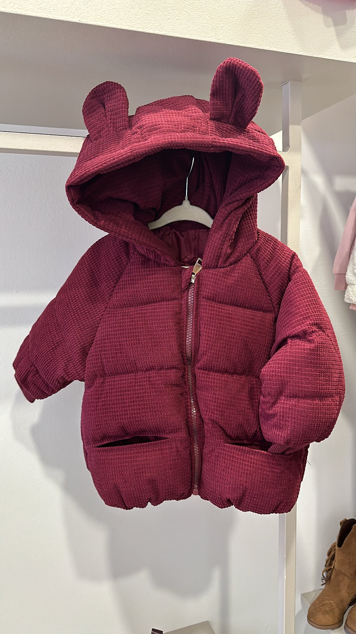 Giubbotto IN VELLUTO - BORDEAUX