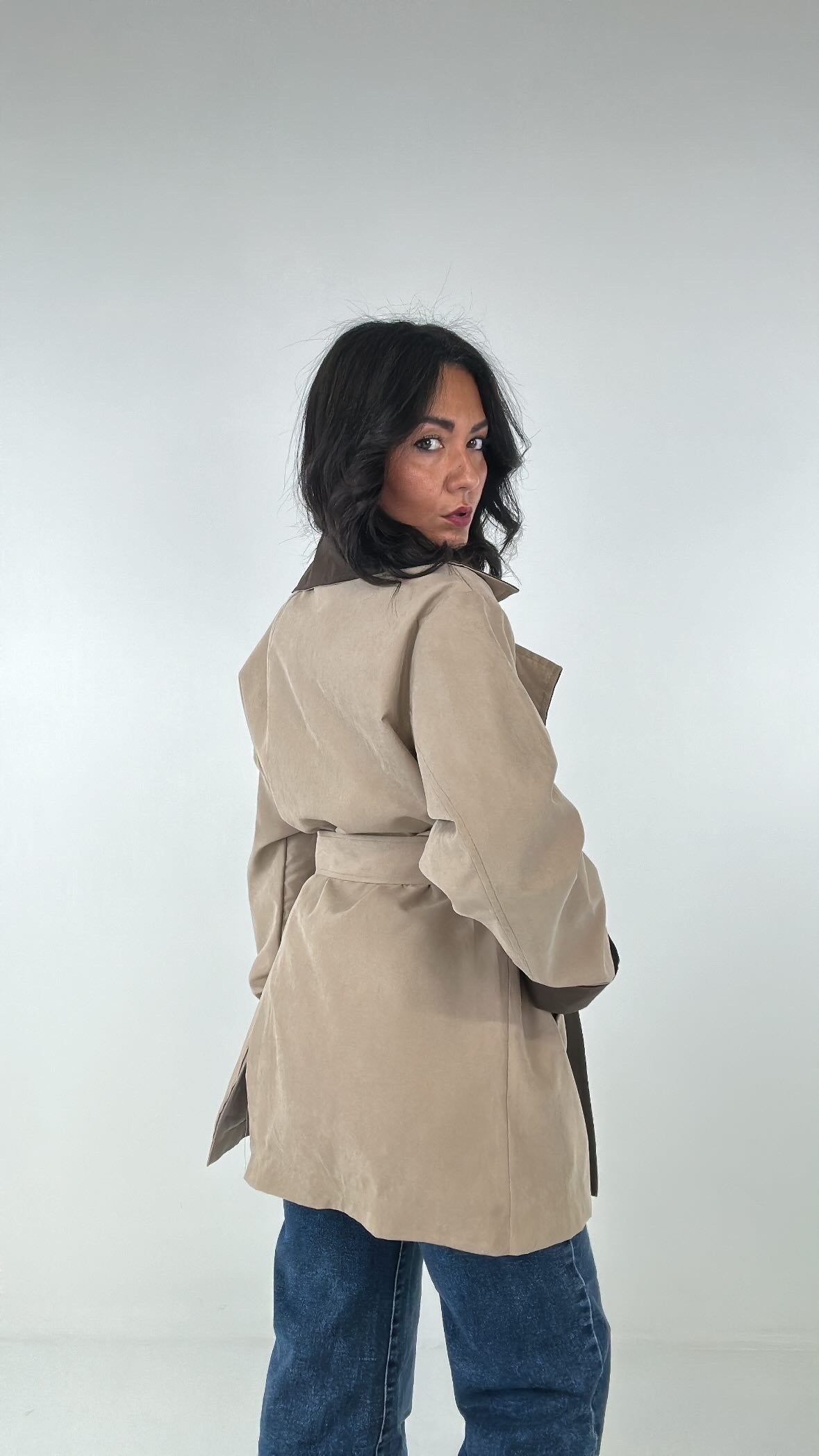 Trench DOUBLE COLOR - BEIGE