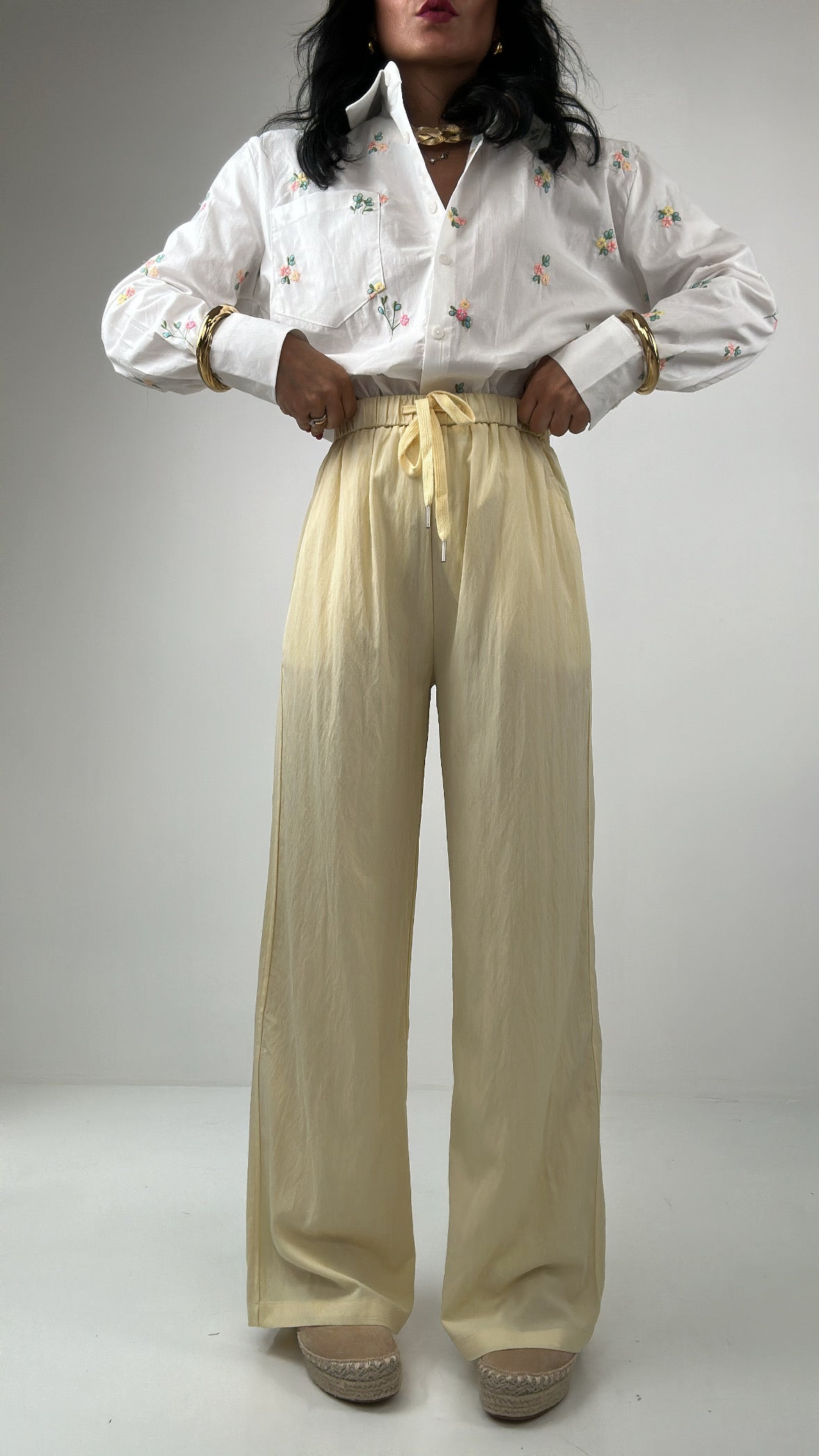 Pantalone LACCETTO SUMMER - GIALLO