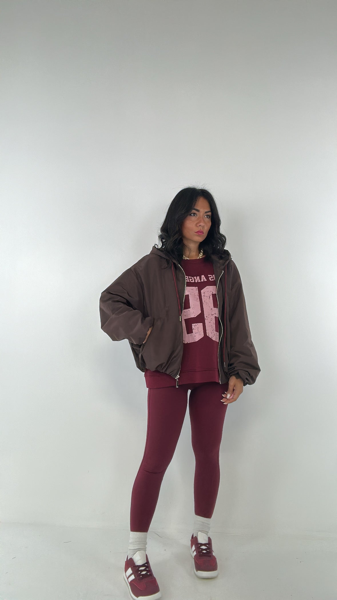 Leggins MODELLANTE UP - BORDEAUX