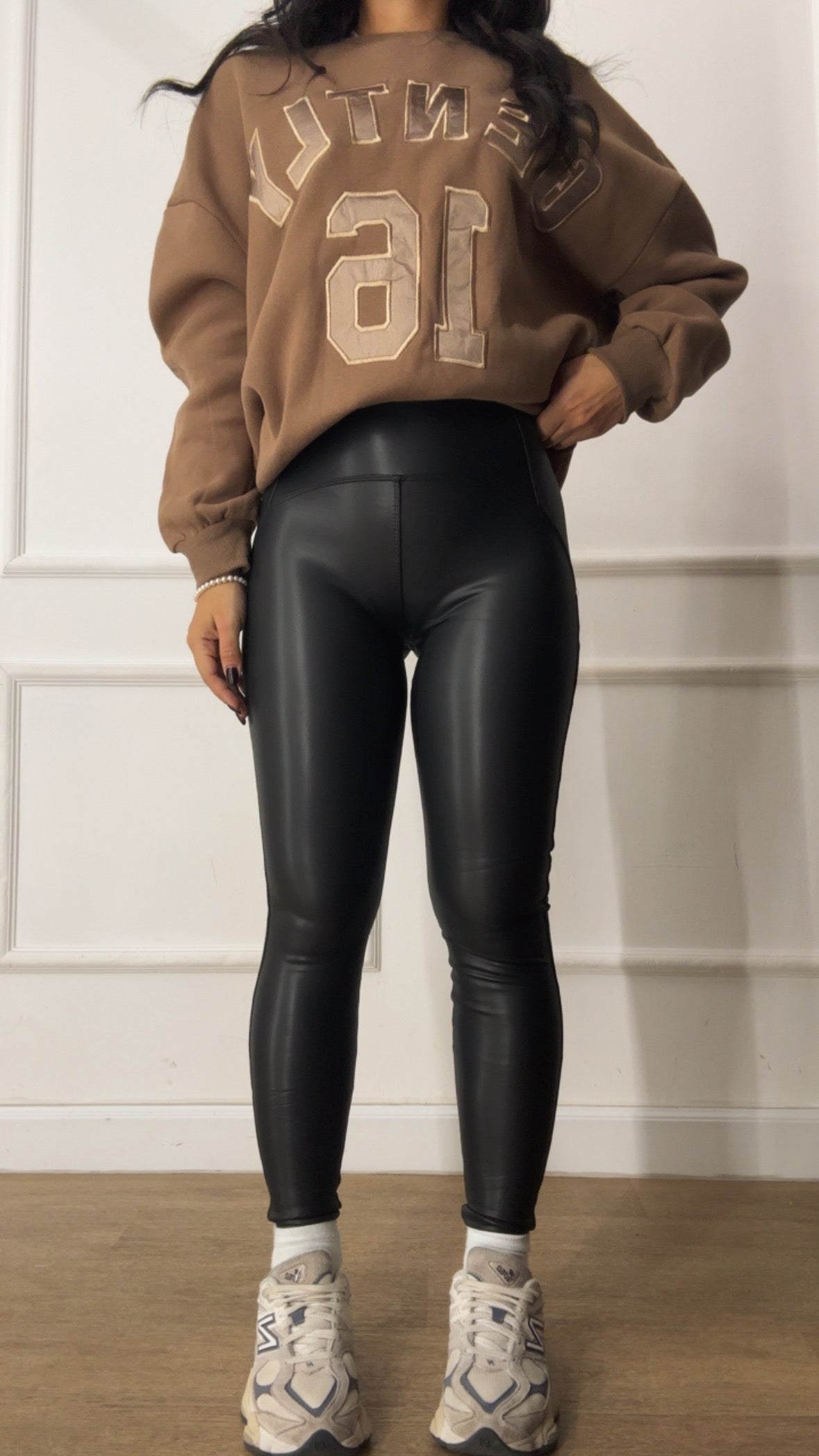 LEDER-Leggings – SCHWARZ
