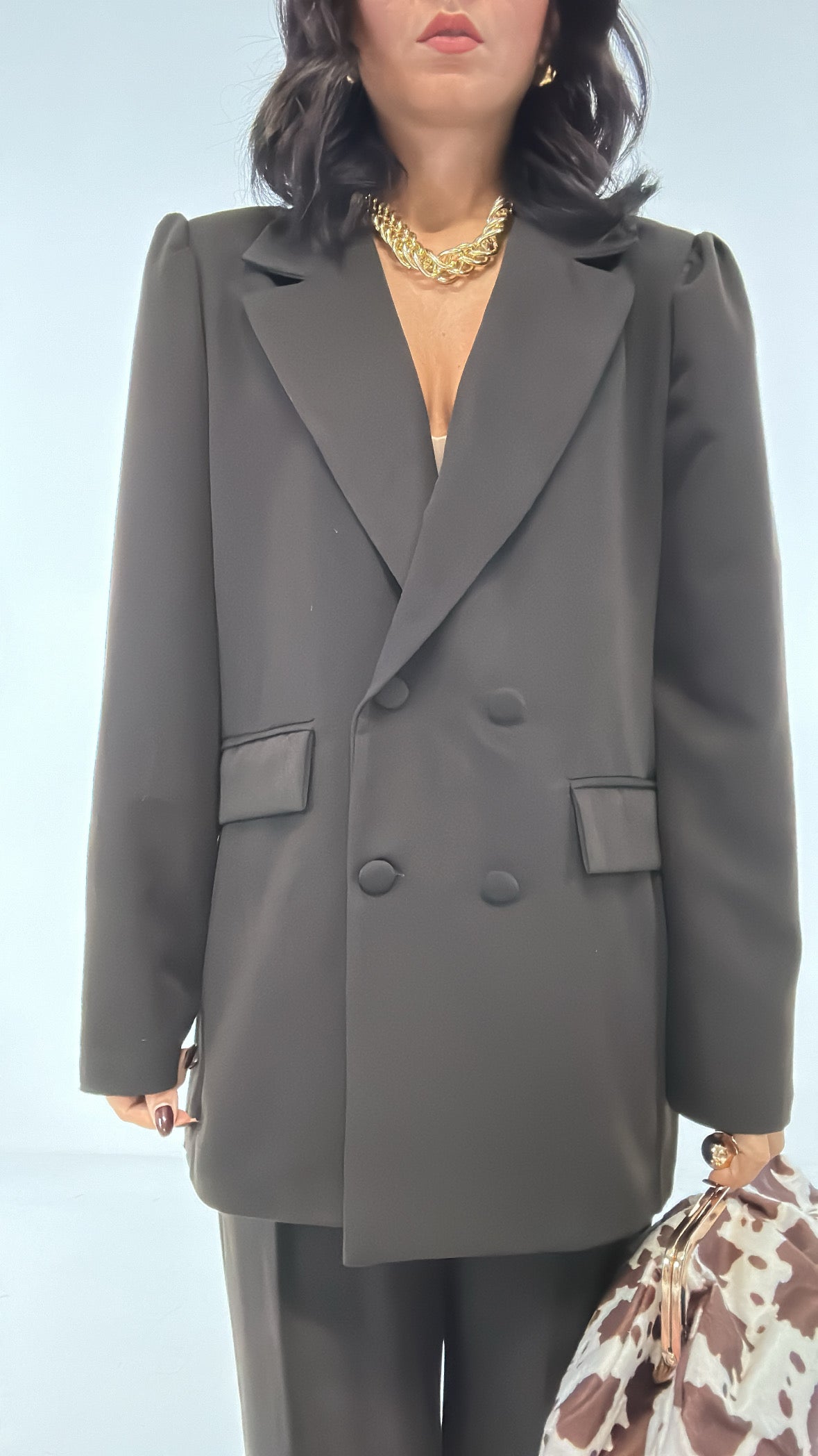 Tailleur DOPPIOPETTO PALLONC - MARRONE