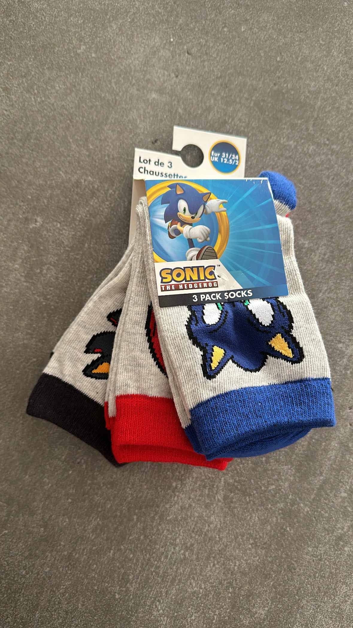 Tris CALZINI SONIC - CHIARO