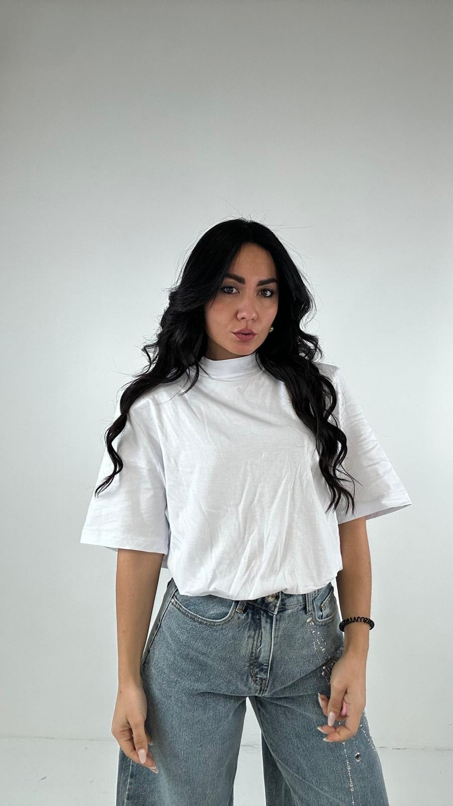 T-shirt JUST - BIANCO